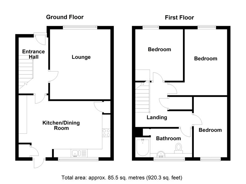 3 bed end terrace house for sale in Durston, Dunster Crescent, Weston