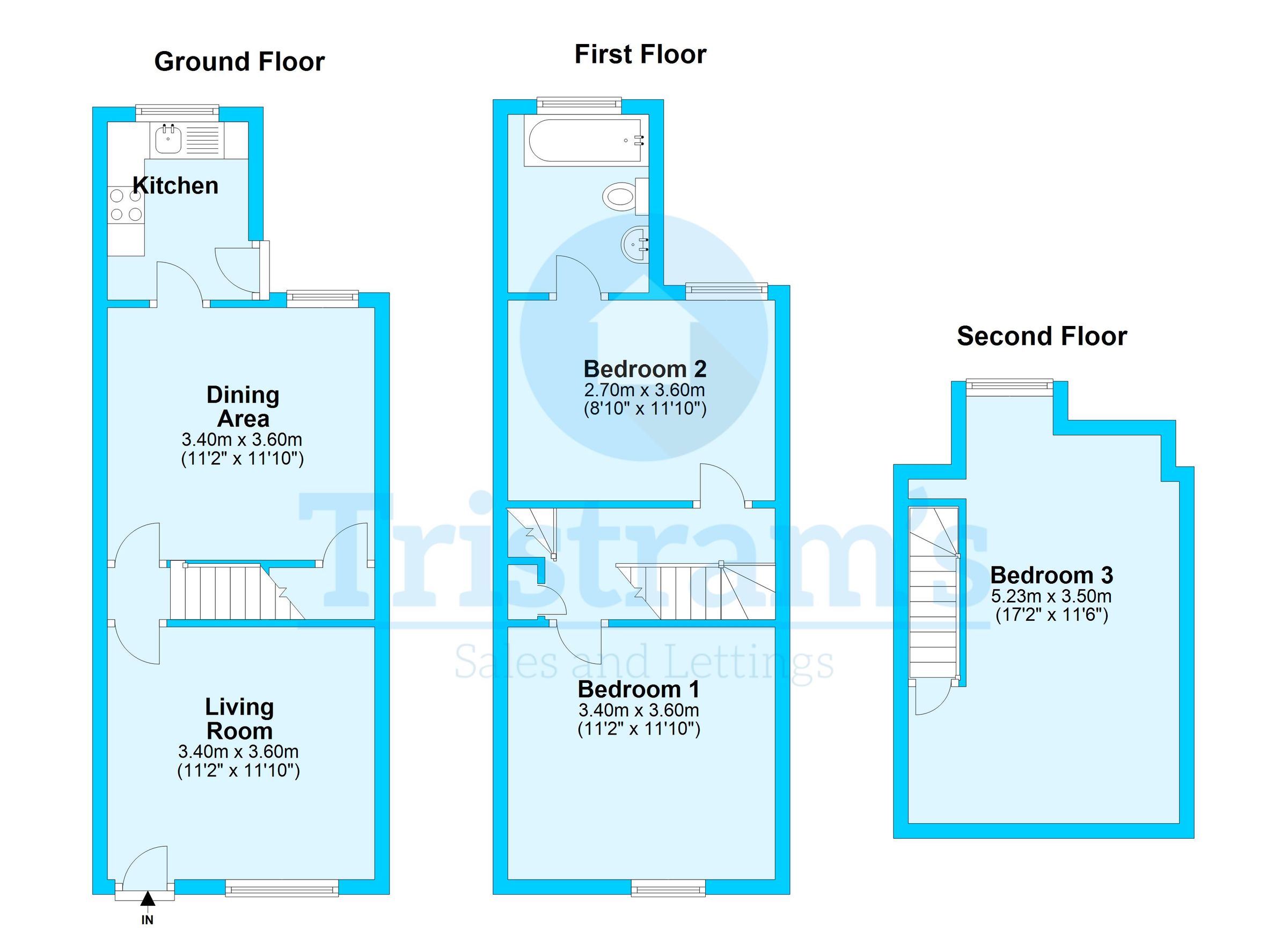 3 bed terraced house to rent in Maud Street, New Basford, Nottingham