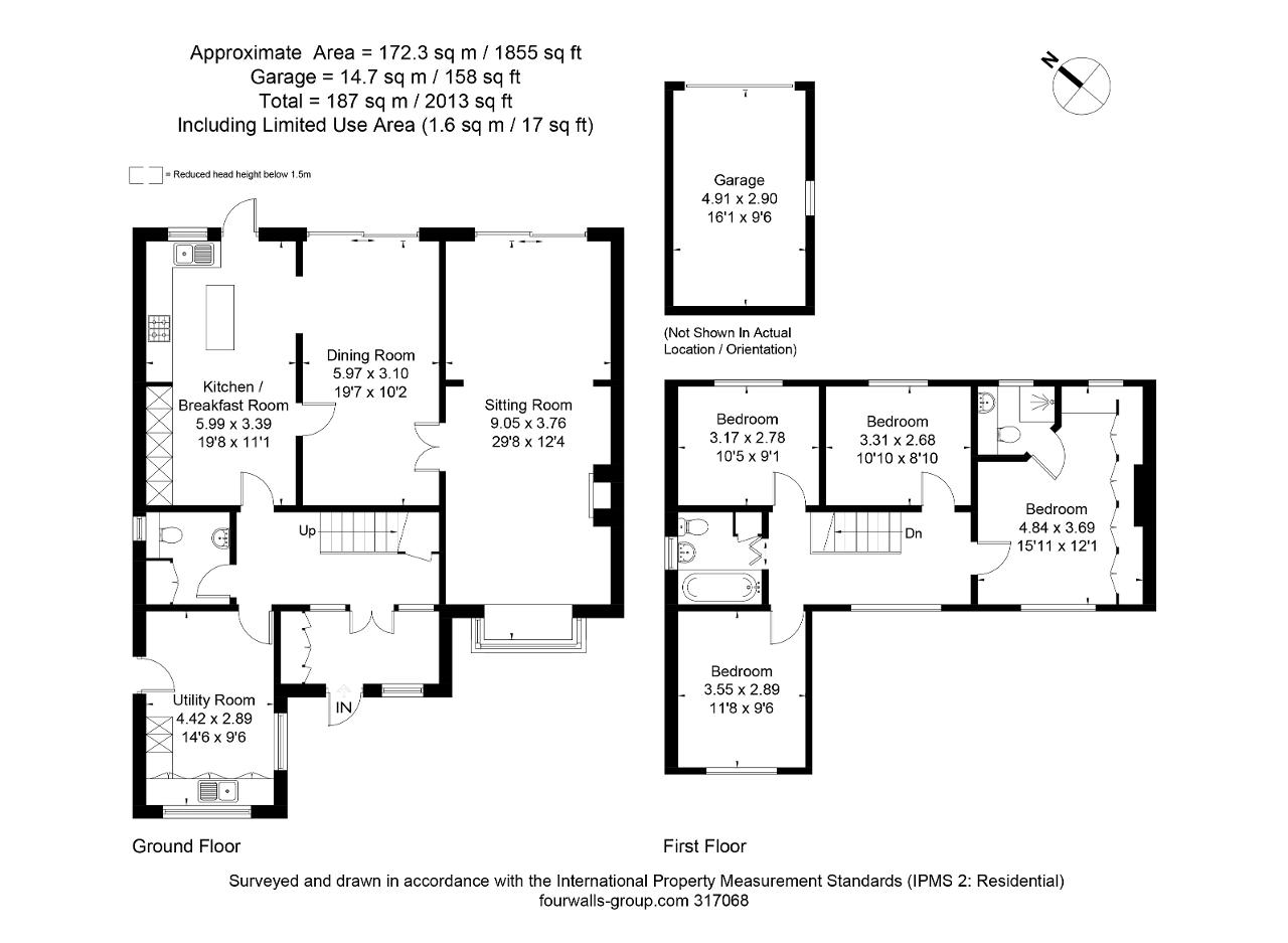 4 bed detached house for sale in Main Street, Peasmarsh, East Sussex