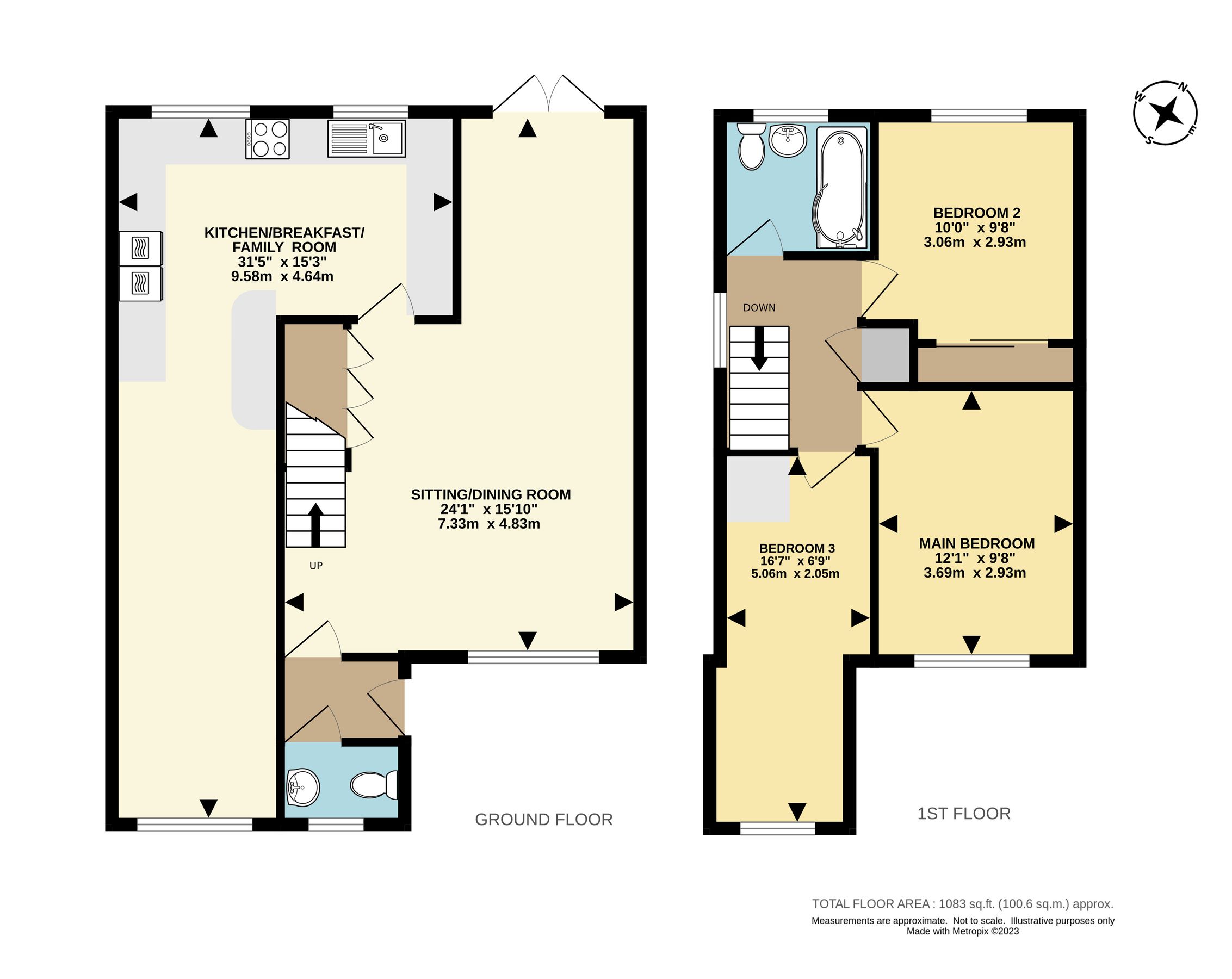 3 bed semidetached house for sale in Kiln Lane, Horley, Surrey RH6