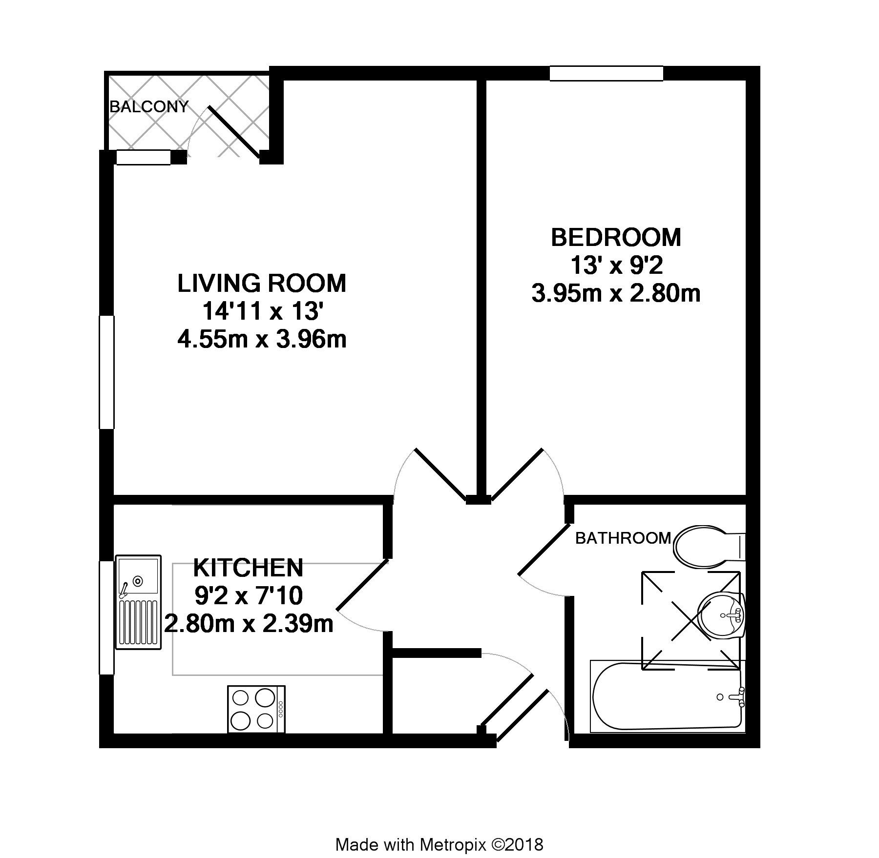 1 bed flat to rent in Blossom Road, St. Peters Hill, Caversham, Berkshire RG4 Zoopla