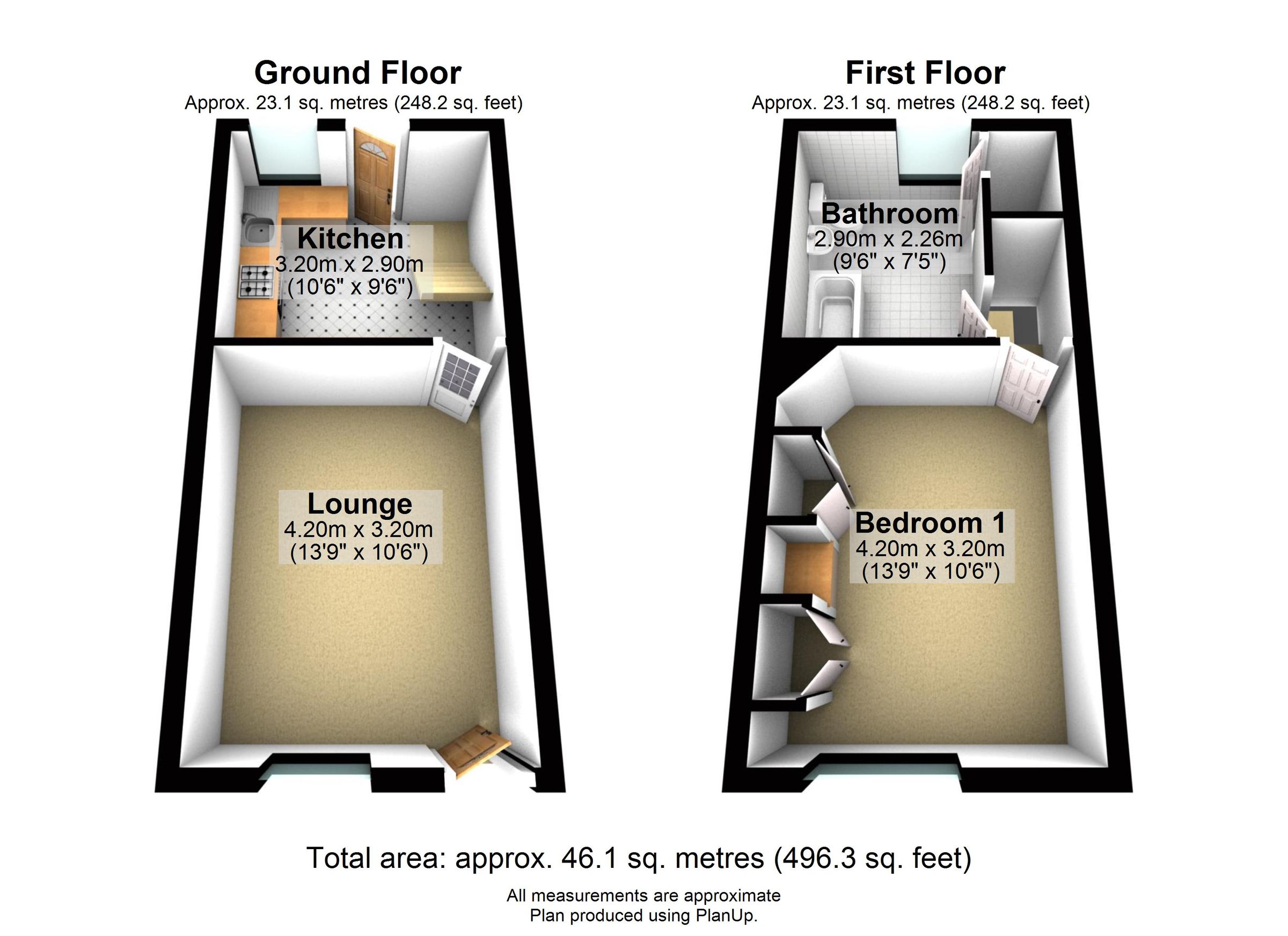 1 bed end terrace house to rent in Harvey Clough Road, Sheffield S8