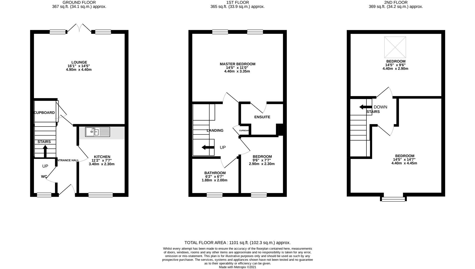 4 bed terraced house to rent in Kingsway, Quedgeley, Gloucester GL2