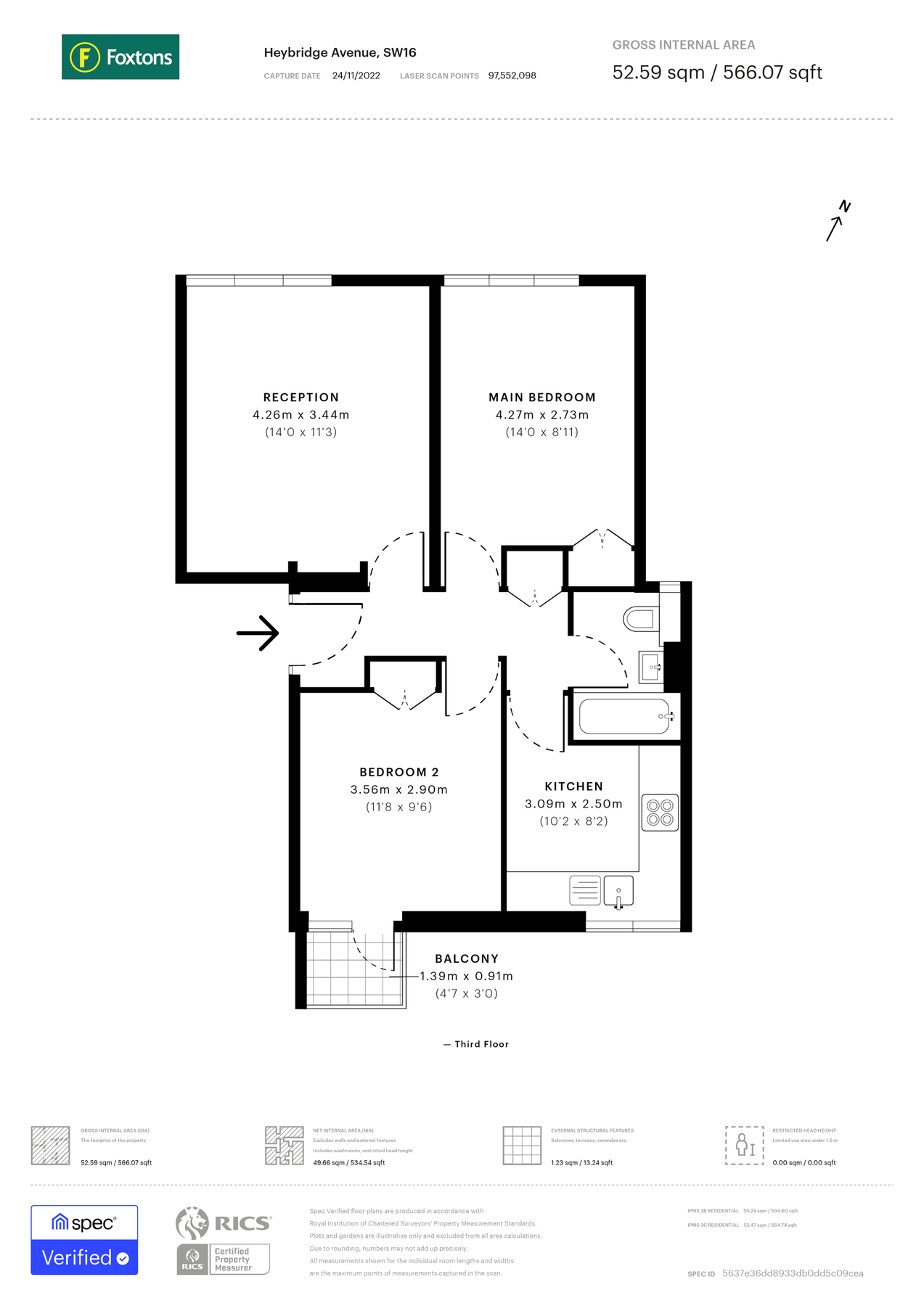 2 bed flat to rent in Heybridge Avenue, Streatham Common, London SW16