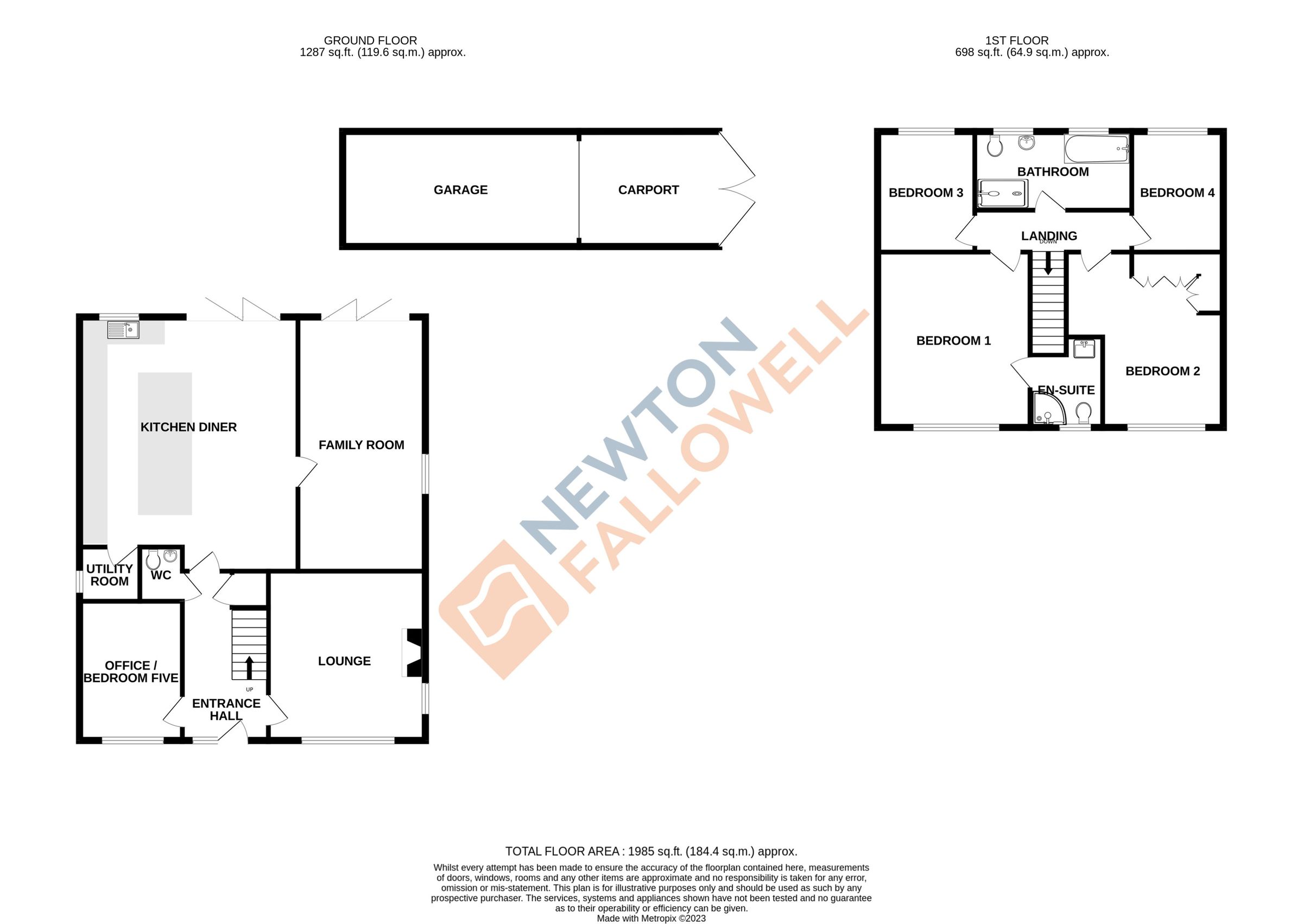 4 bed detached house for sale in Gunthorpe Road, Gunthorpe