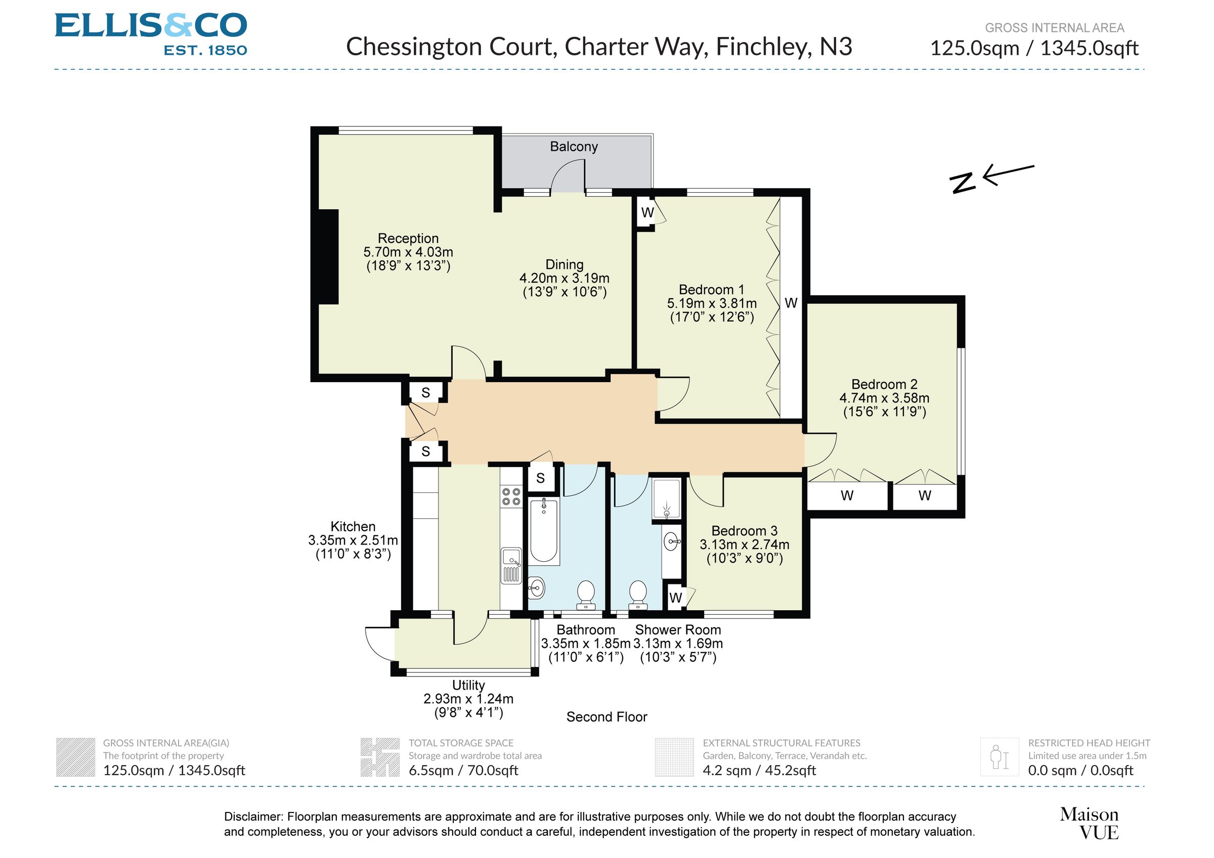 3 bed flat for sale in Charter Way, Finchley N3 Zoopla