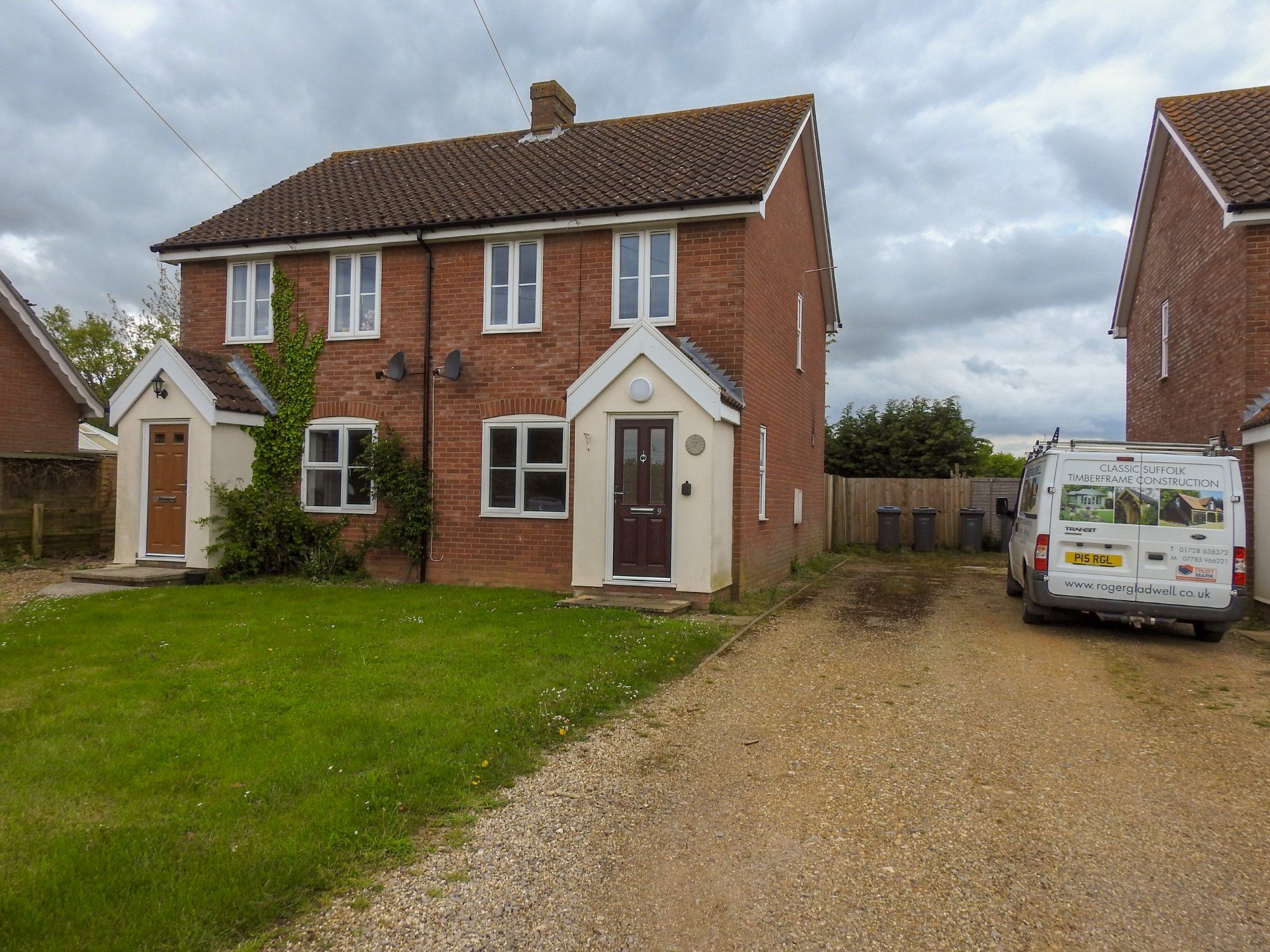 3 bed semidetached house for sale in Meadow Walk, Benhall, Saxmundham