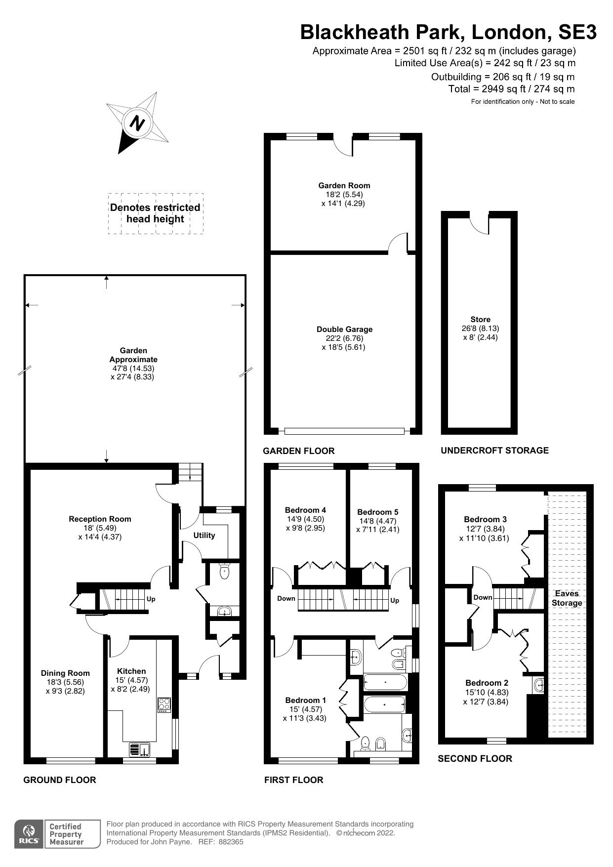 5 bed semidetached house for sale in Blackheath Park, London SE3 Zoopla