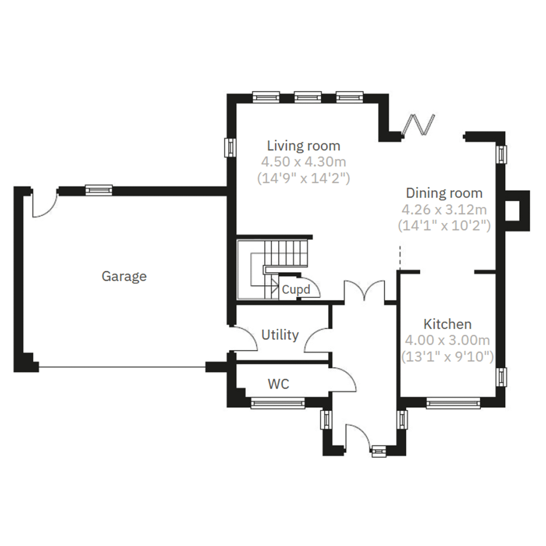 New home, 4 bed detached house for sale in "The Olympus" at Birdlip