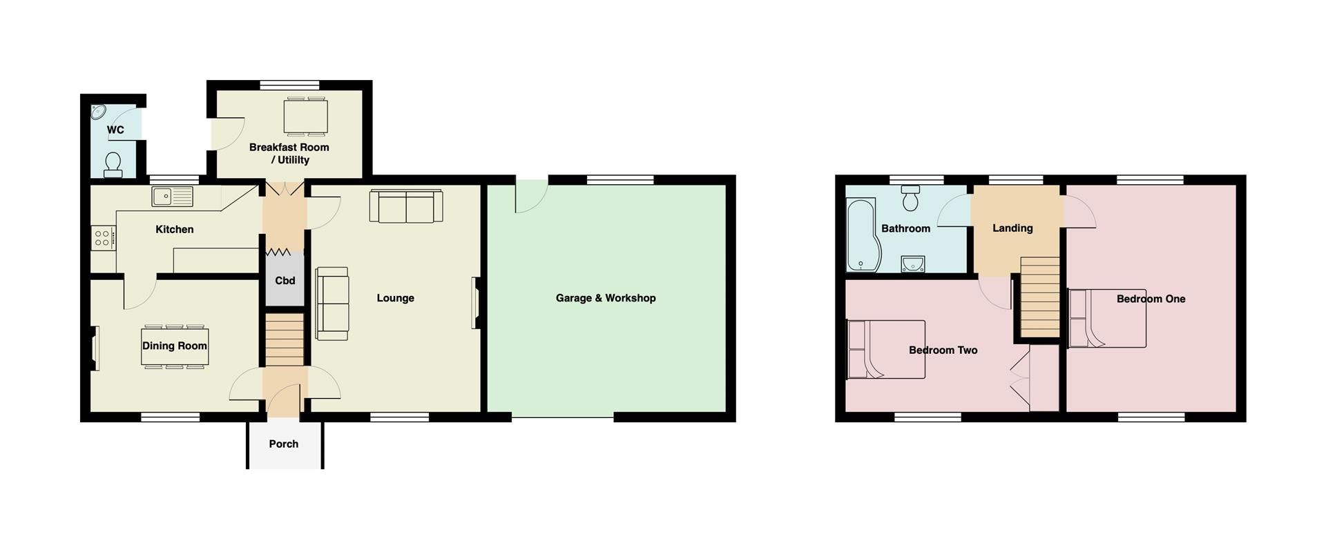 2 bed detached house for sale in Crag Bank Road, Carnforth LA5 Zoopla
