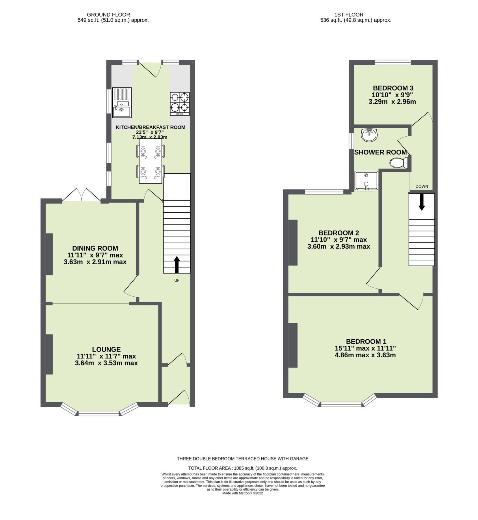3 bed terraced house for sale in Exeter Road, Exmouth EX8 Zoopla
