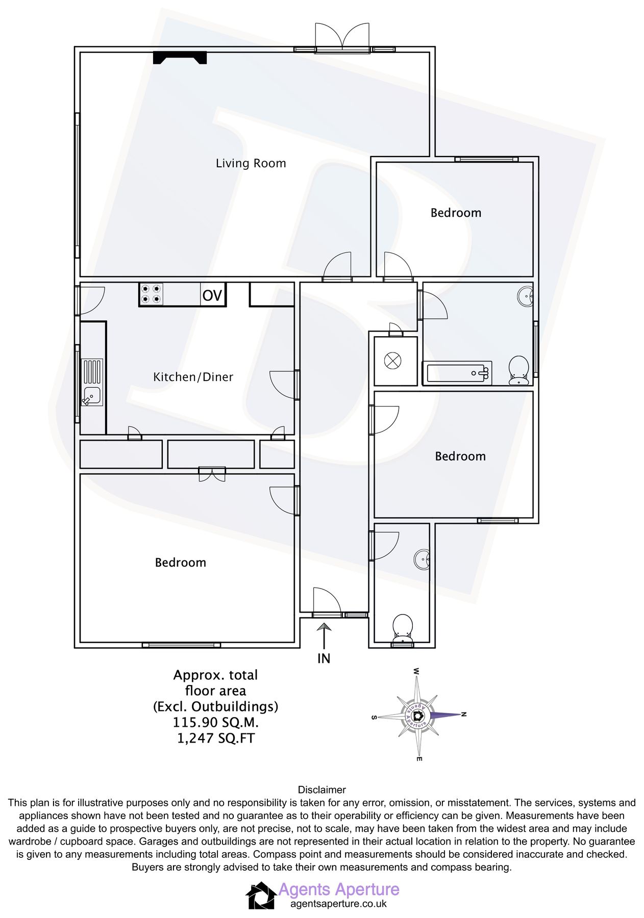 3 bed bungalow for sale in Ingatestone Road, Highwood, Chelmsford