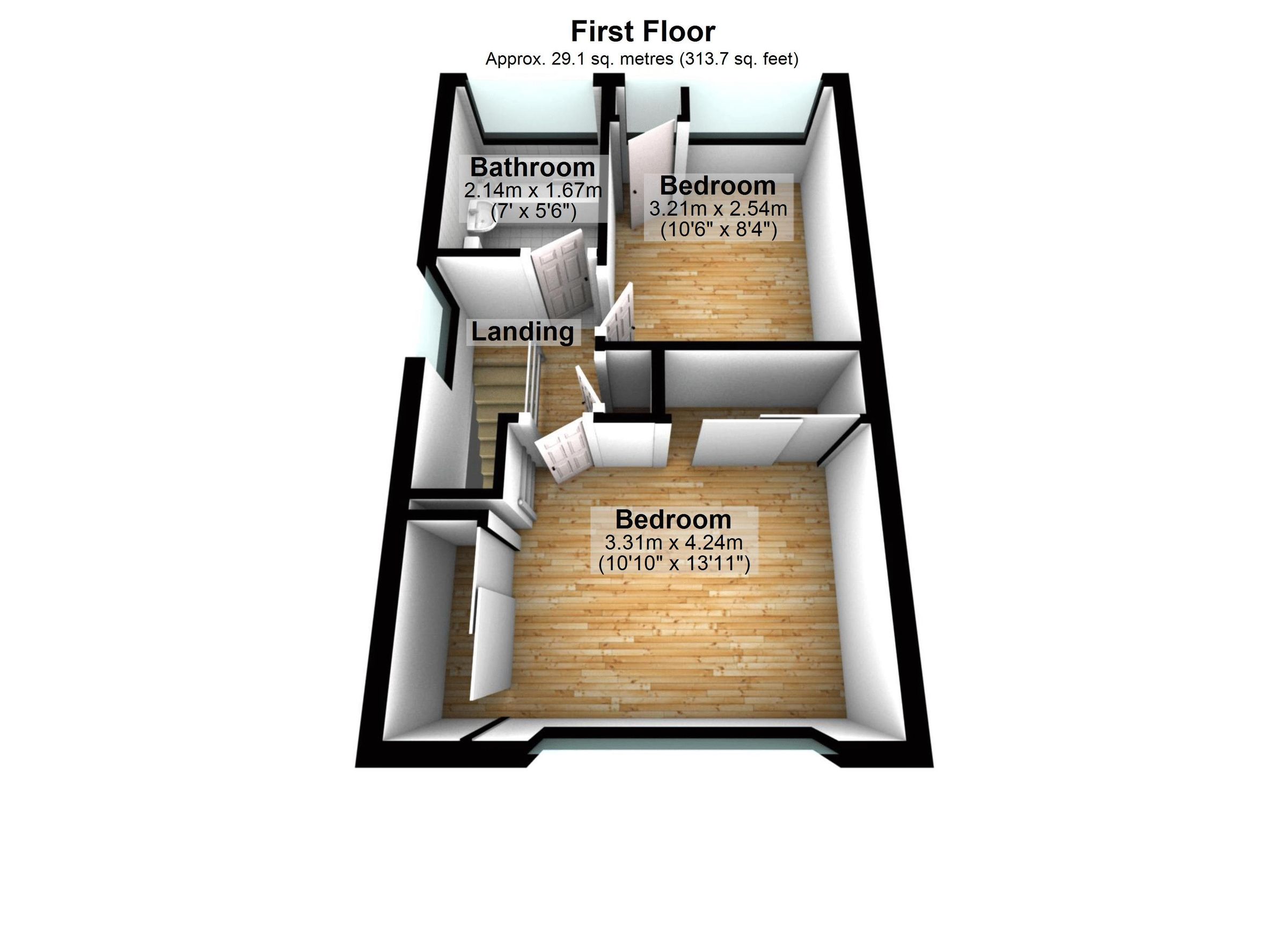 2 bed semidetached house to rent in PantYFfynnon, Pencoed, Bridgend