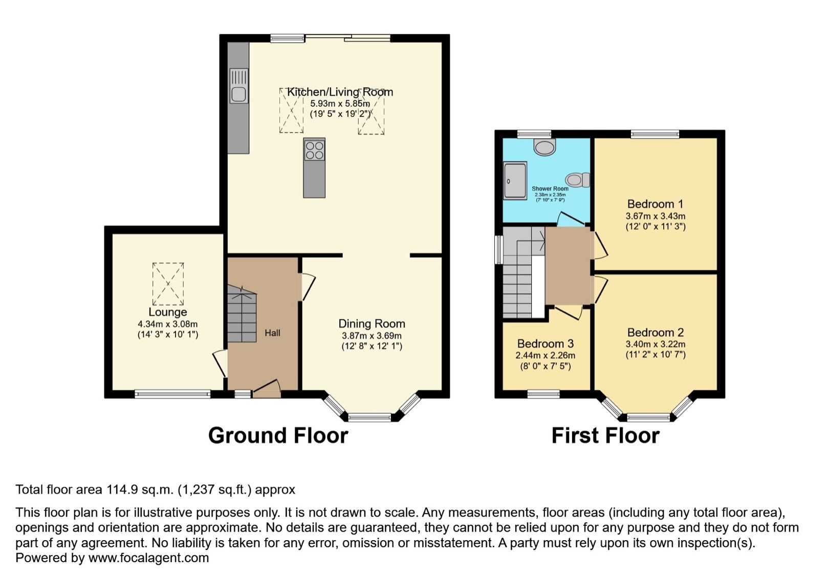 3 bed semidetached house for sale in Bispham Road, Blackpool FY2 Zoopla