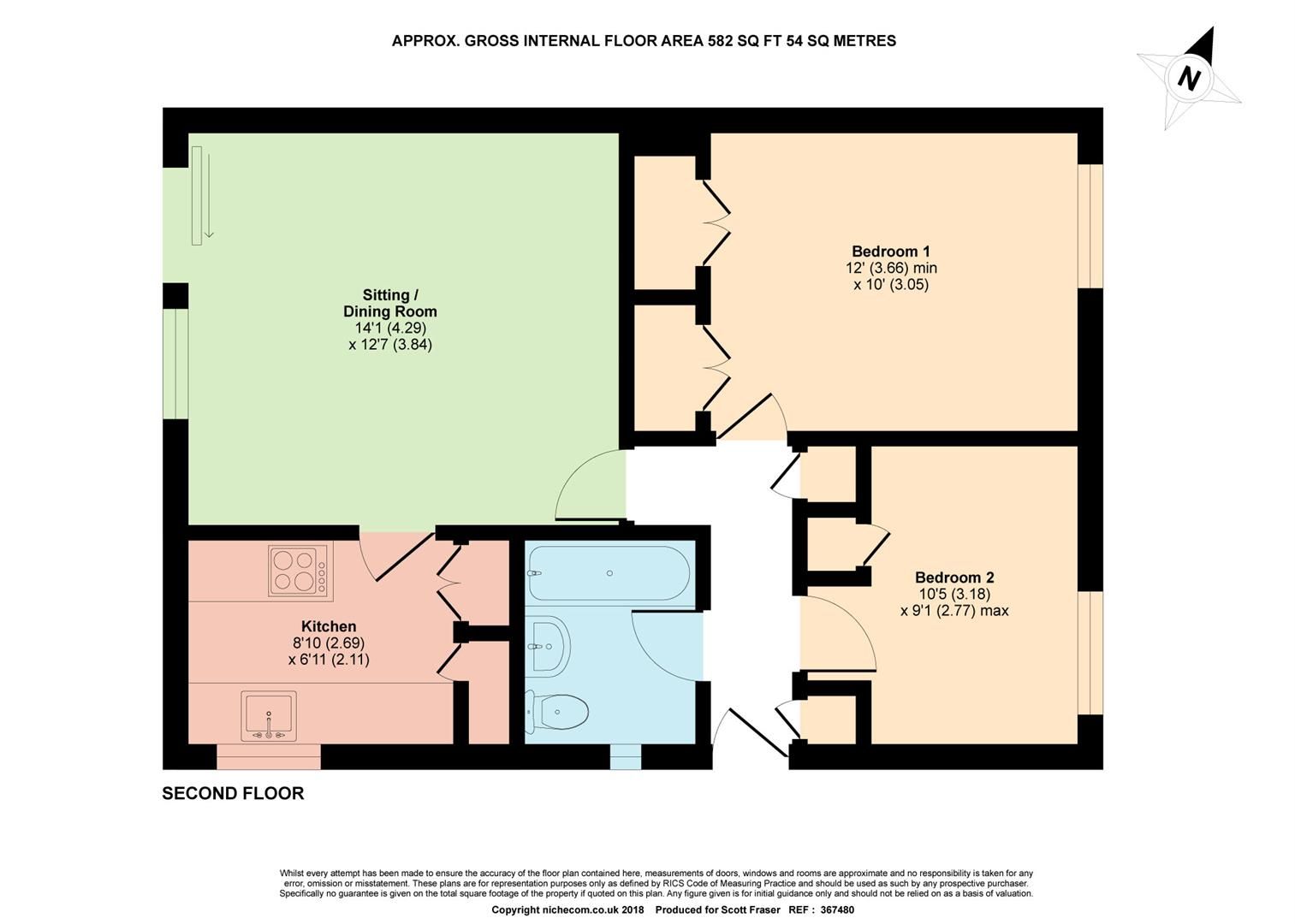 2 bed flat for sale in Martin Court, Middle Way, Summertown OX2 Zoopla