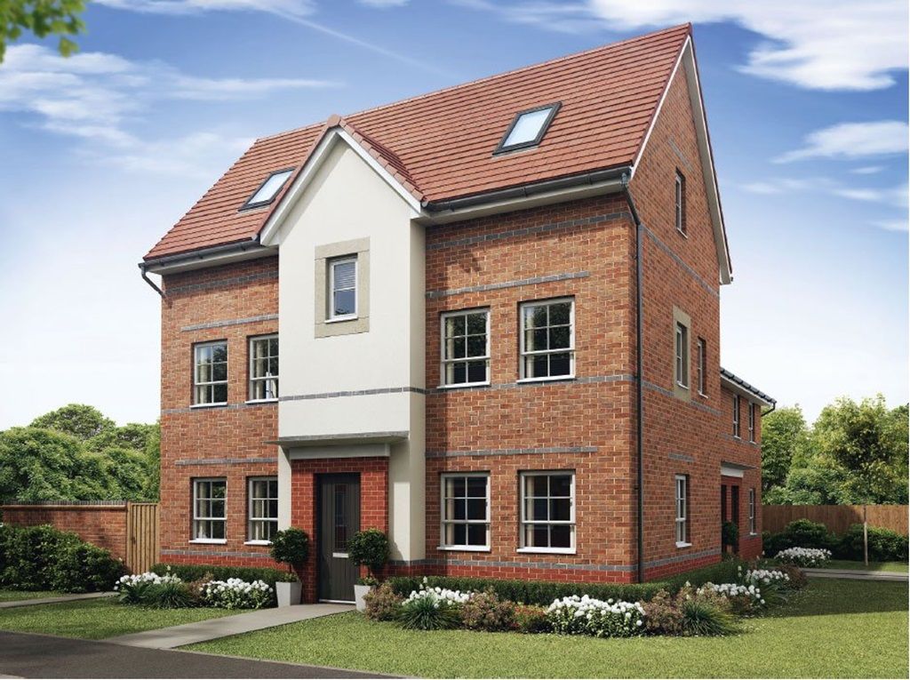 New home, 4 bed detached house for sale in "Hesketh" at Burney Drive