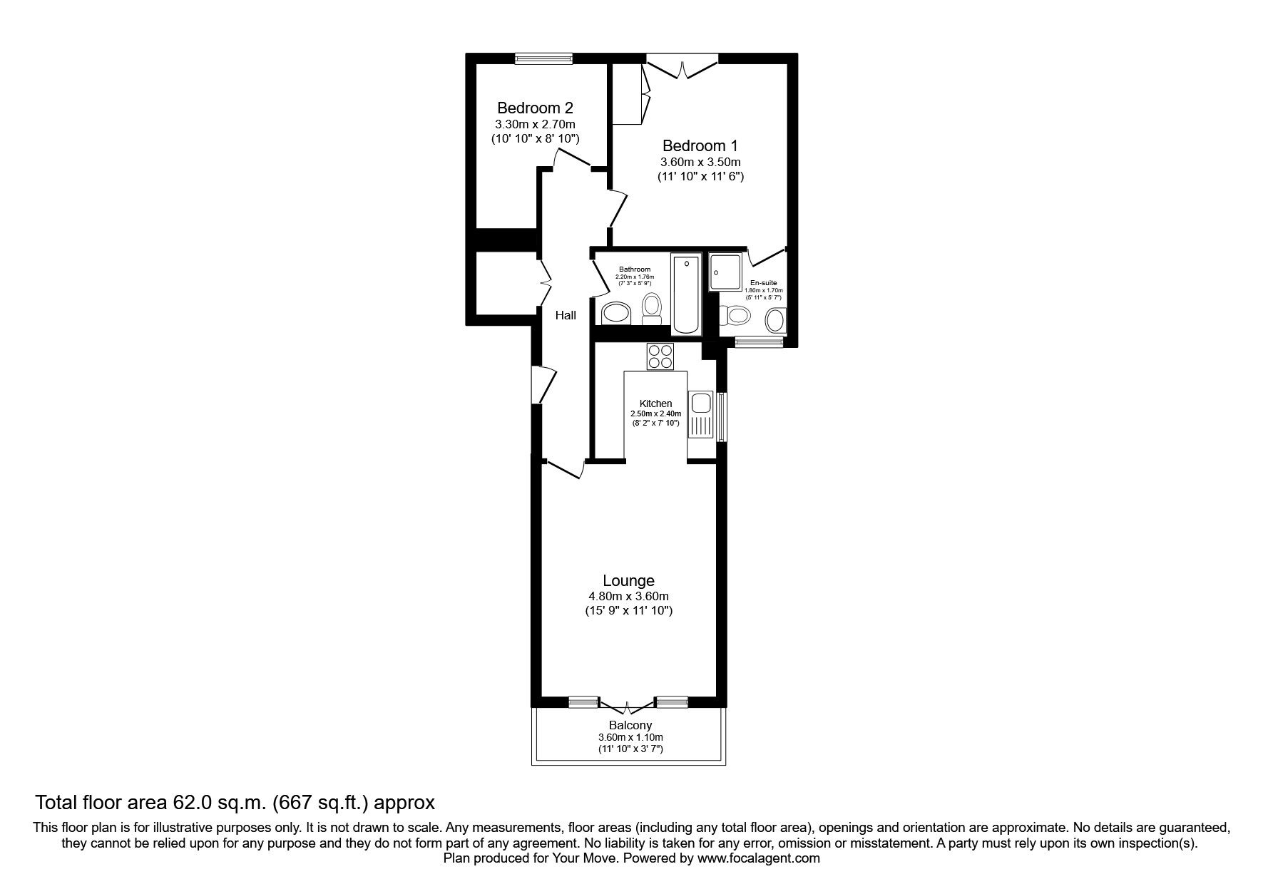 2 bed flat for sale in Keating Close, Rochester, Kent ME1 Zoopla
