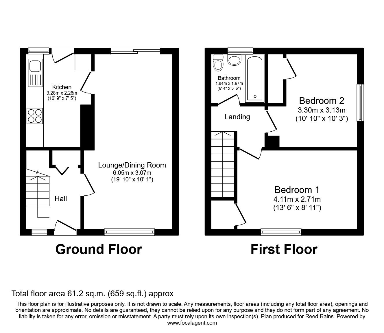 2 bed end terrace house for sale in Ambleside Road, Ferry Fryston