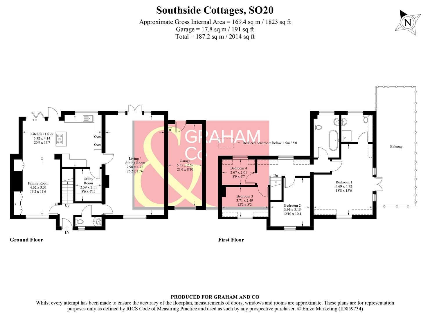 4 bed semidetached house for sale in South Side Cottages, Longstock