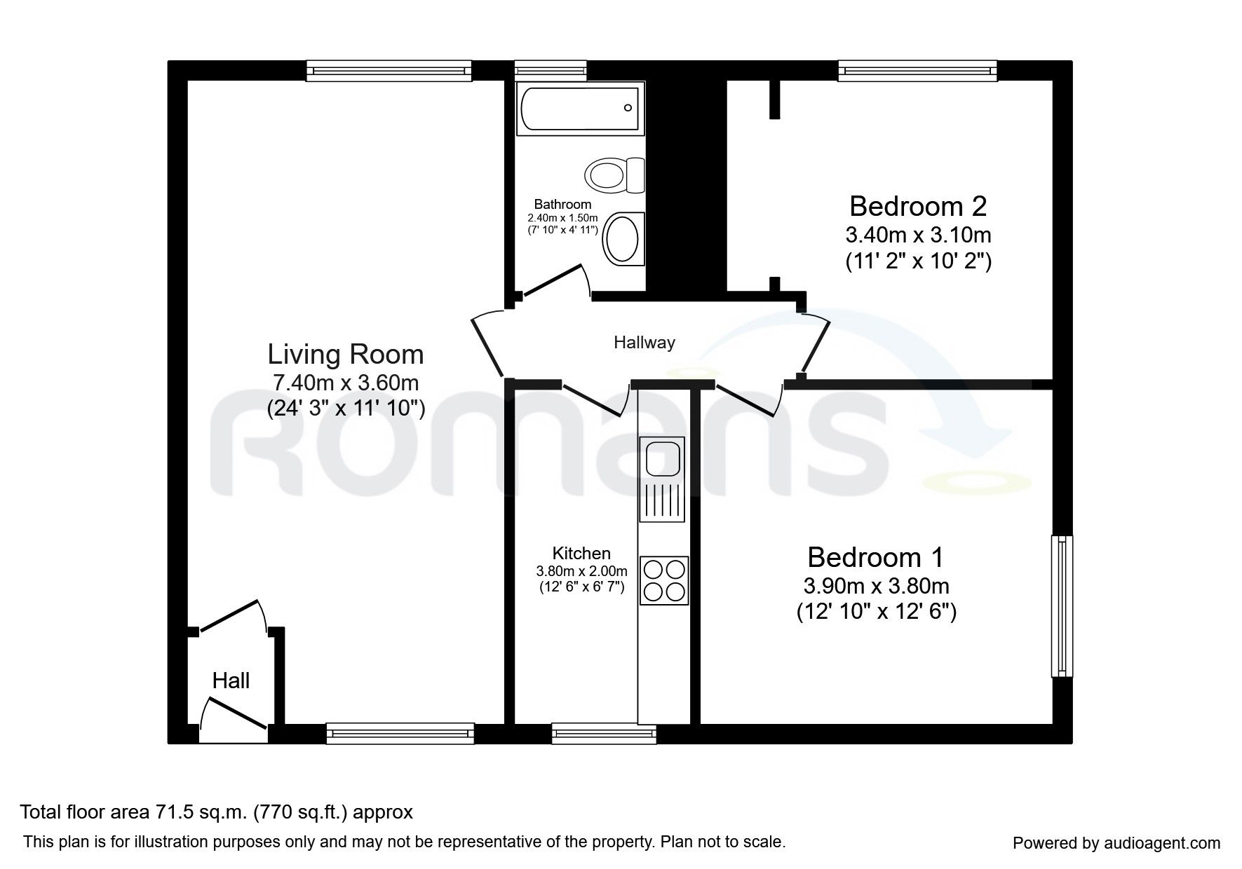 2 bed flat to rent in The Pastures, Downley, High HP13 Zoopla