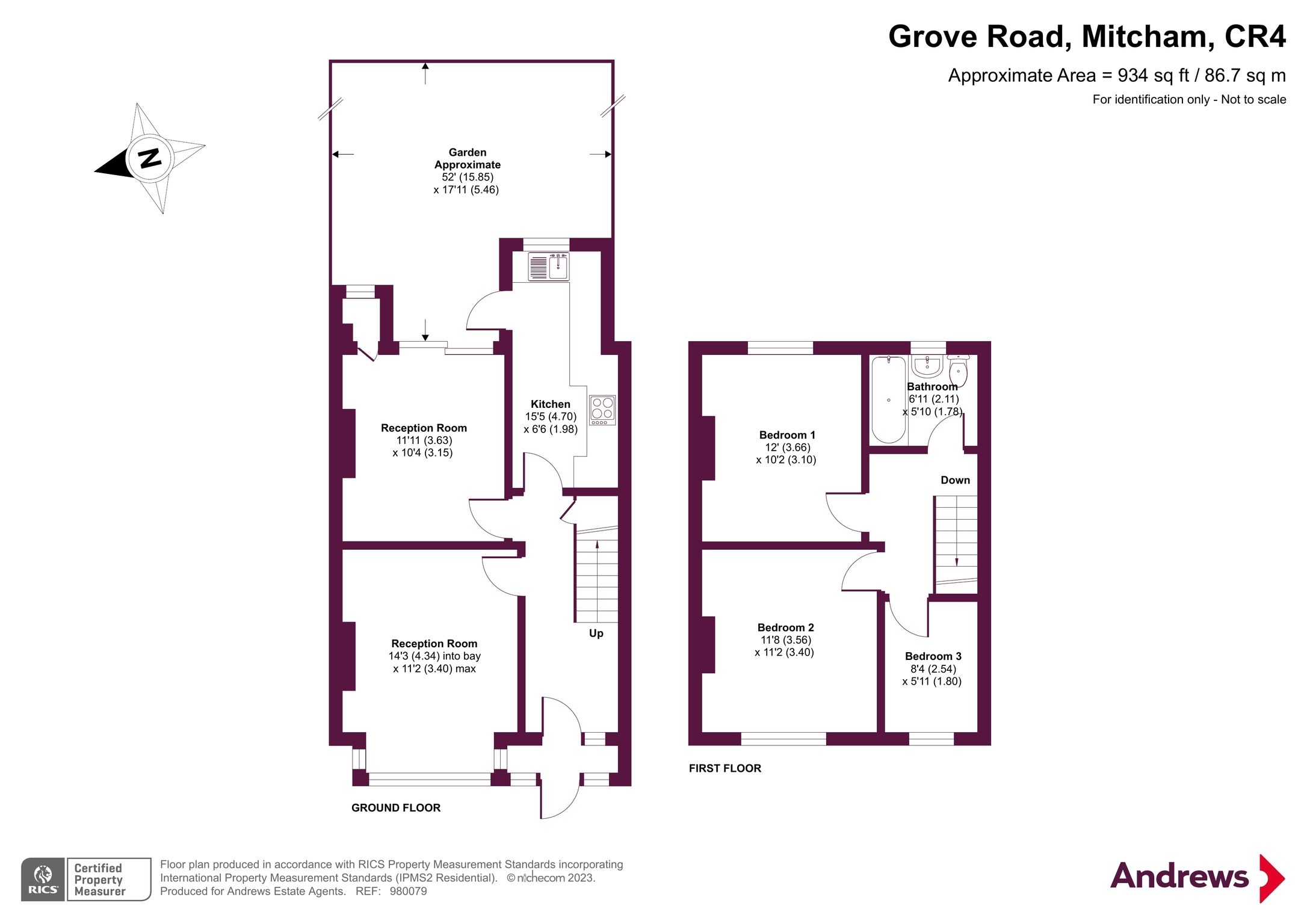 3 bed detached house for sale in Grove Road, Mitcham CR4 Zoopla