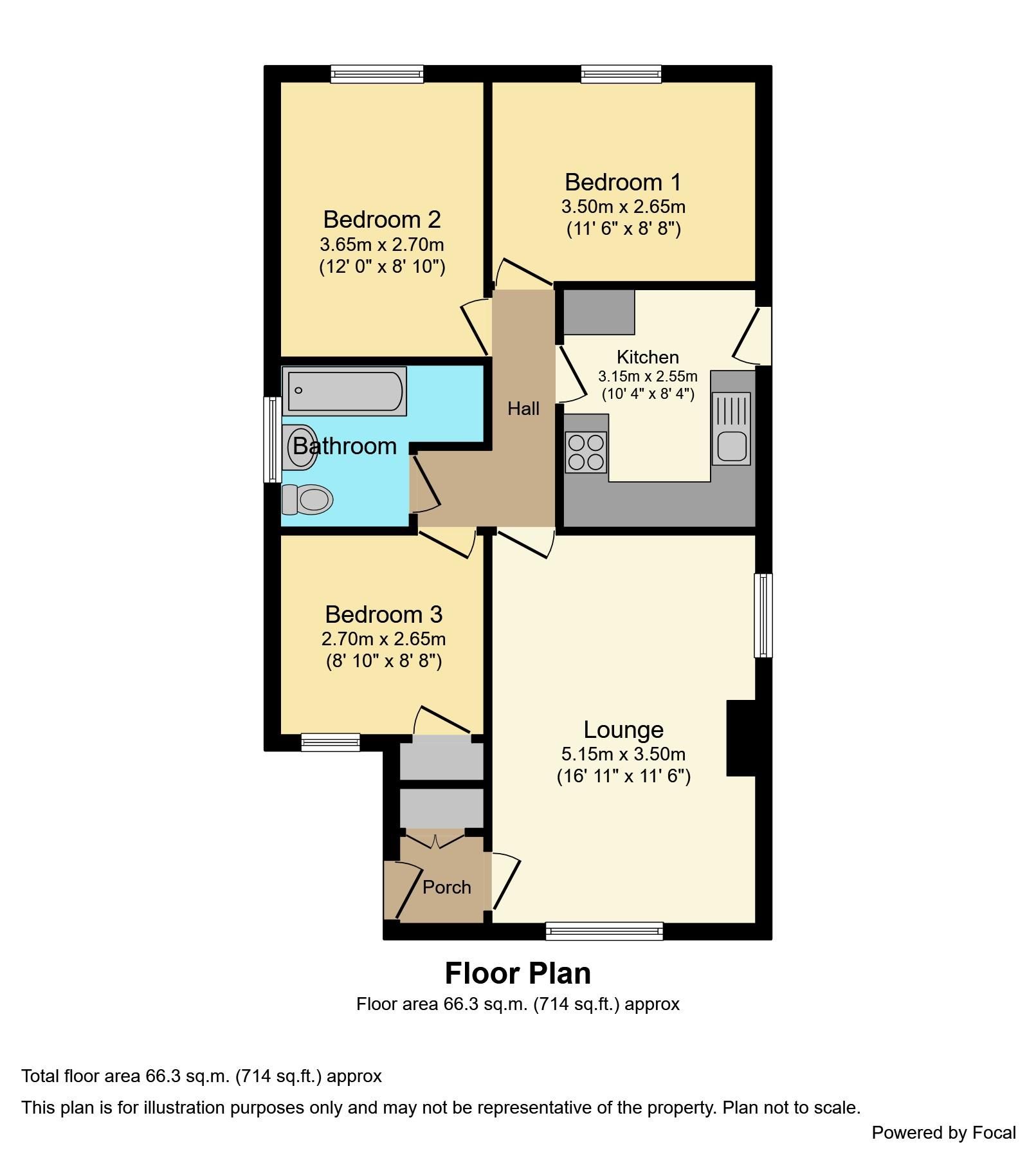 3 bed bungalow for sale in Pine Close, Brant Road, Waddington, Lincoln