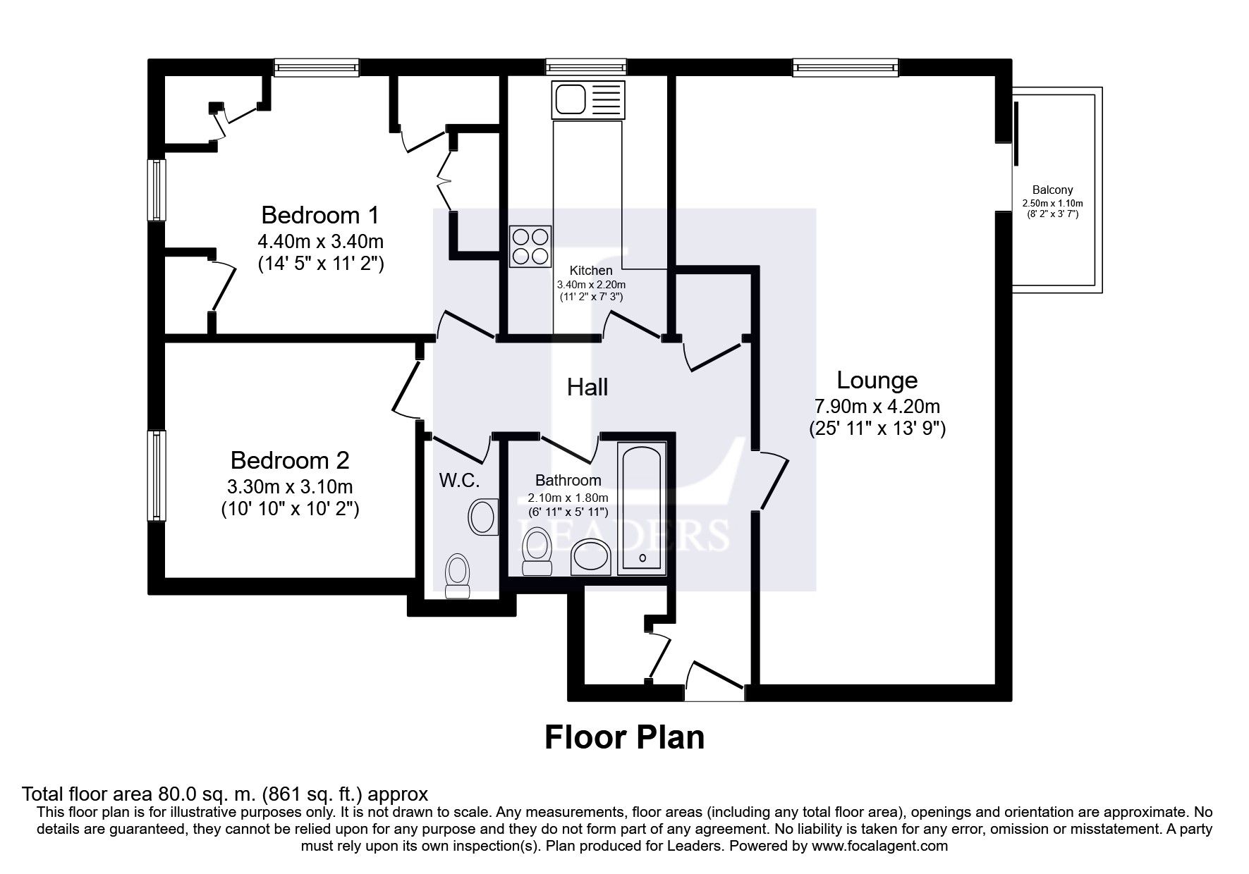 2 bed flat to rent in Augusta Place, Worthing BN11 Zoopla