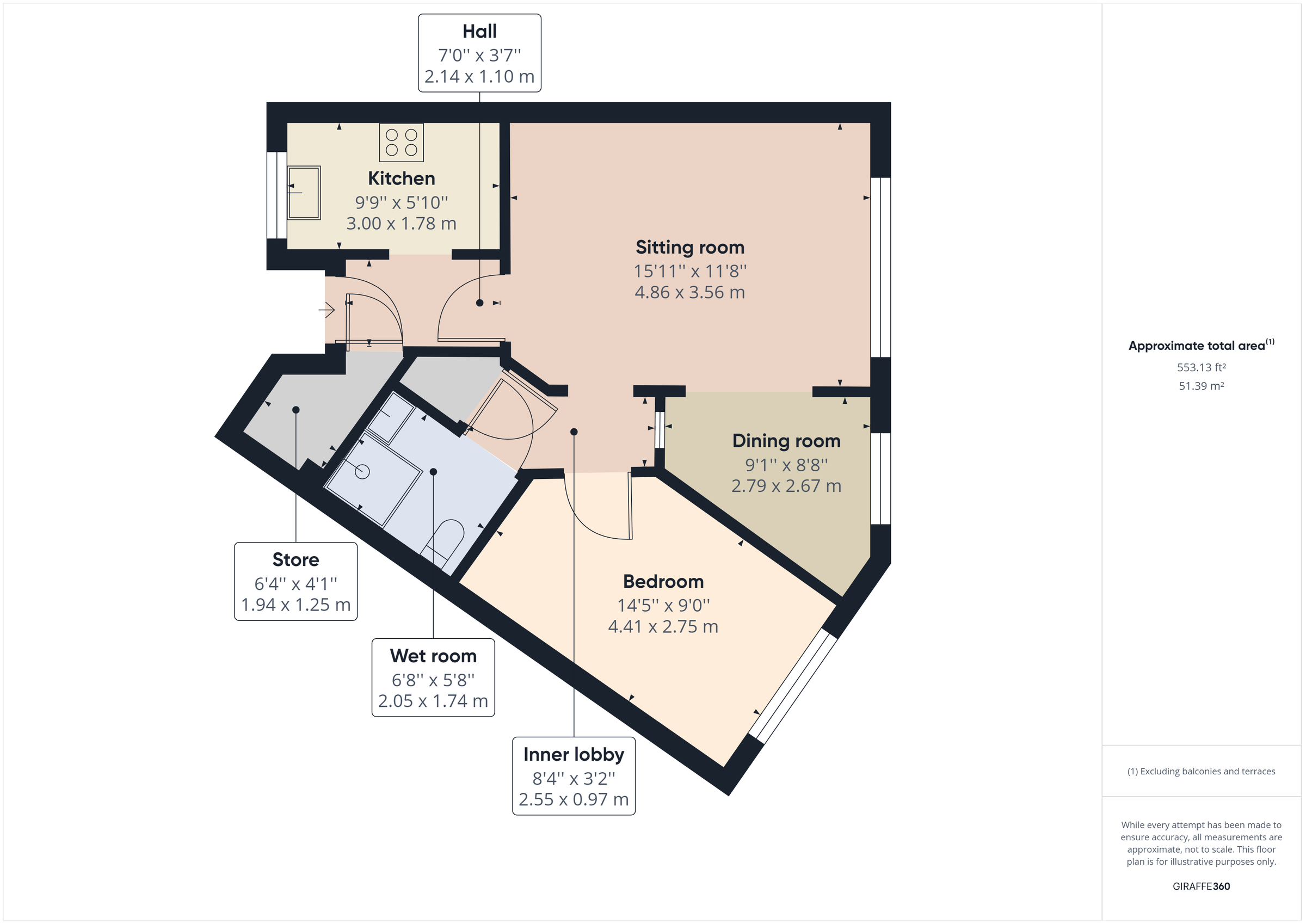 1 bed terraced bungalow for sale in Moores Court, Cottenham, Cambridge