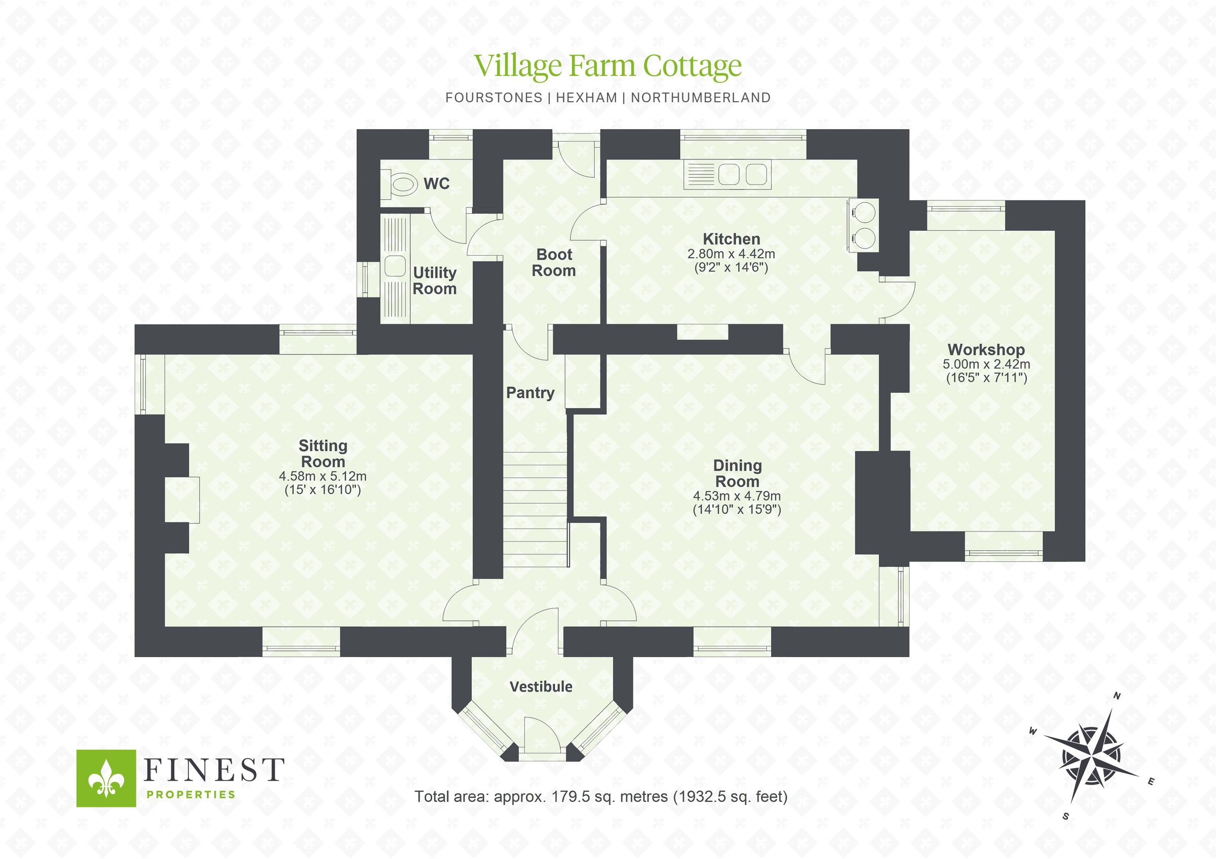 3 bed cottage for sale in Village Farm Cottage, Fourstones, Hexham
