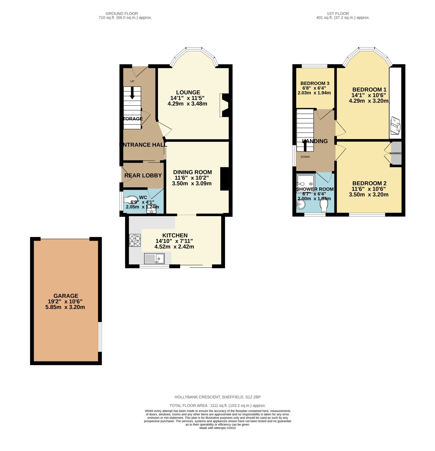 3 bed semidetached house for sale in Hollybank Crescent, Sheffield S12