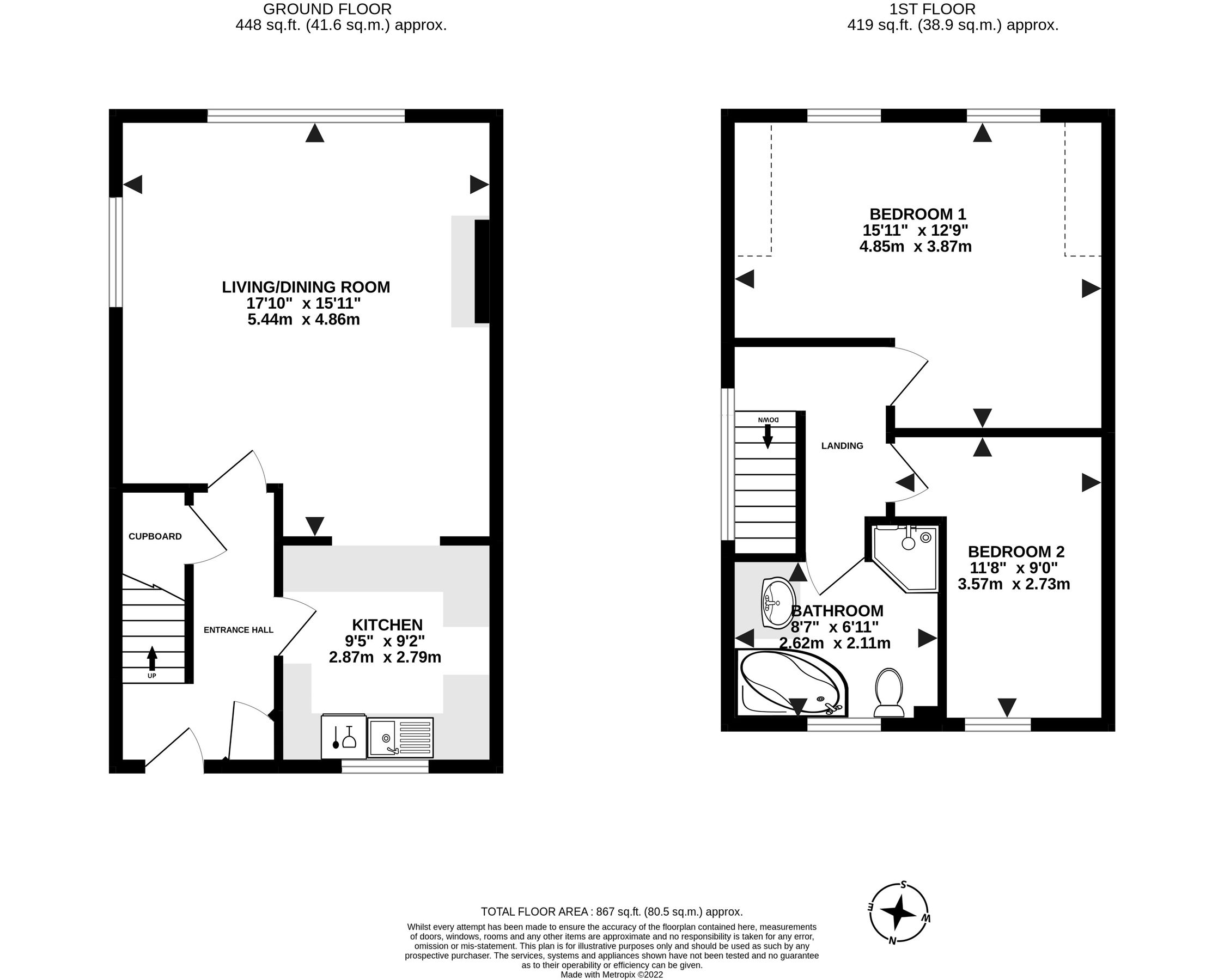 2 bed end terrace house for sale in Westcliff Heights, Parson Street