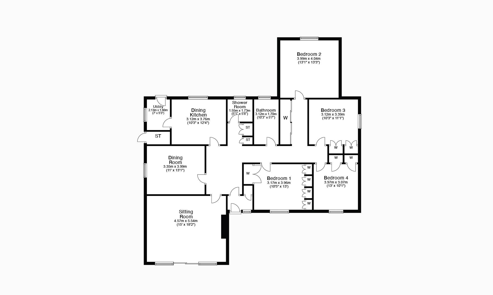 4 bed bungalow for sale in Falkirk Road, Larbert, Stirlingshire FK5