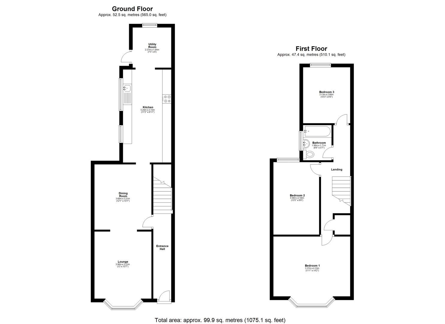 3 bed terraced house for sale in Stratford Road, Wolverton, Milton