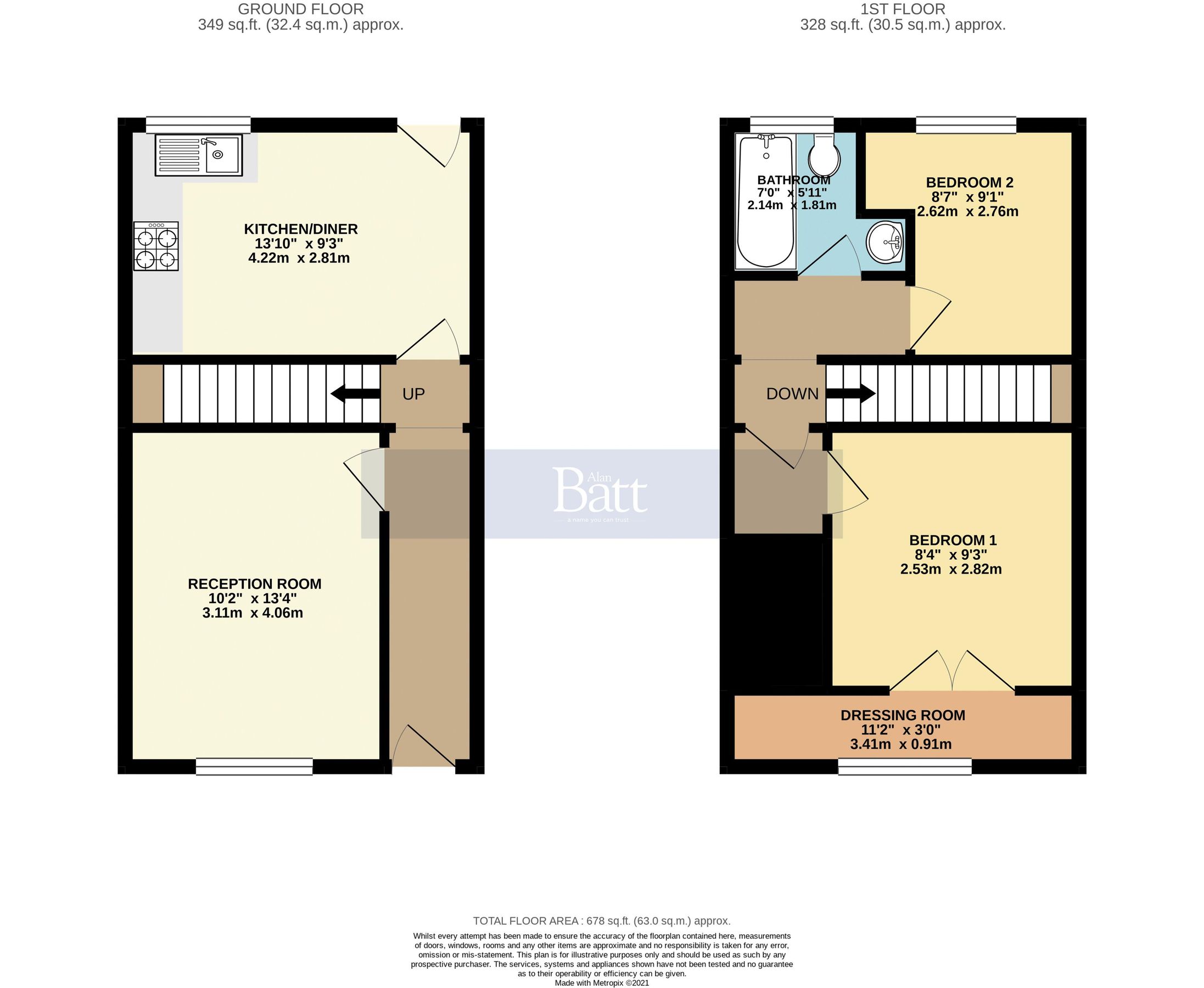 2 bed terraced house for sale in Tunstall Lane, Pemberton, Wigan WN5