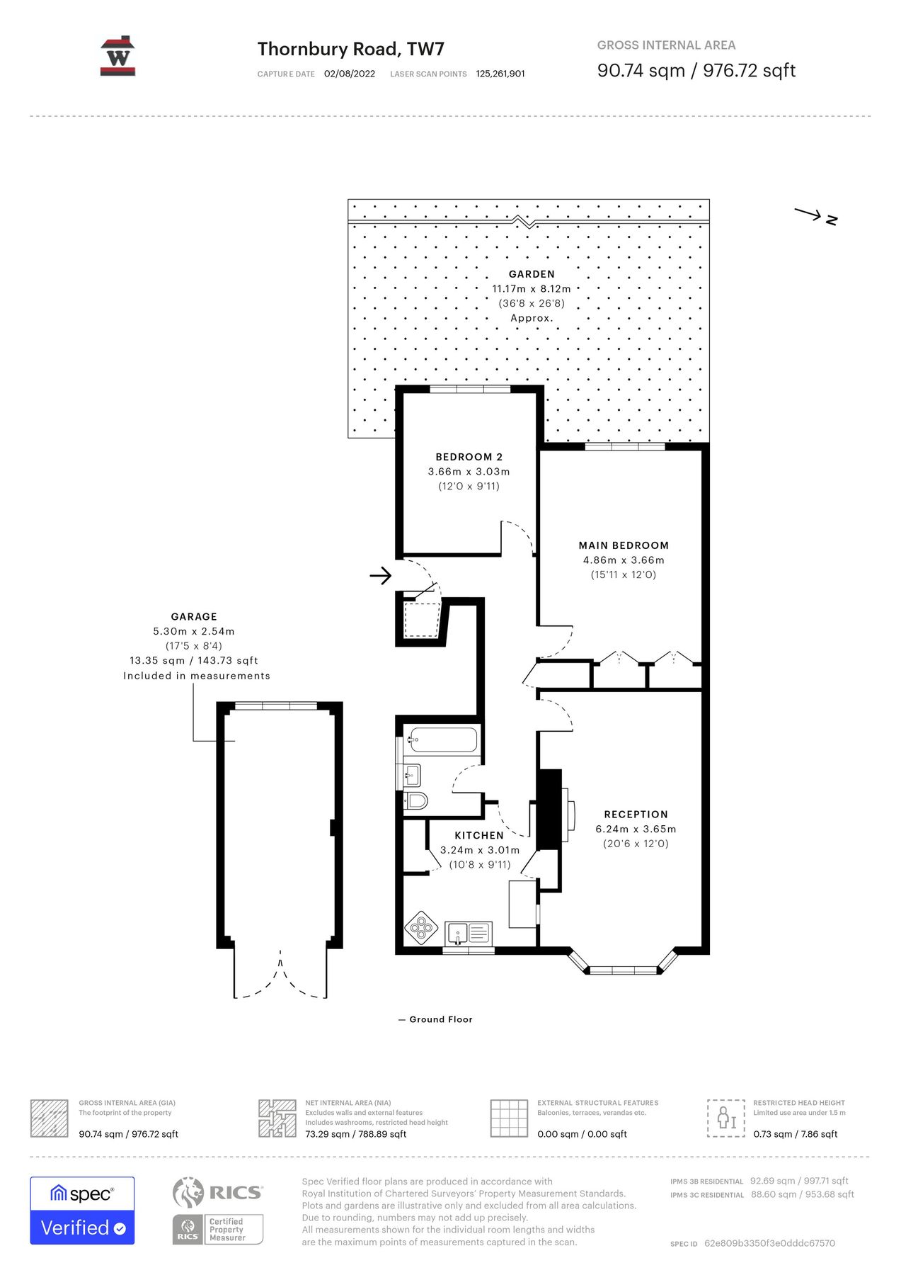 2 bed for sale in Thornbury Road, Osterley, Isleworth TW7