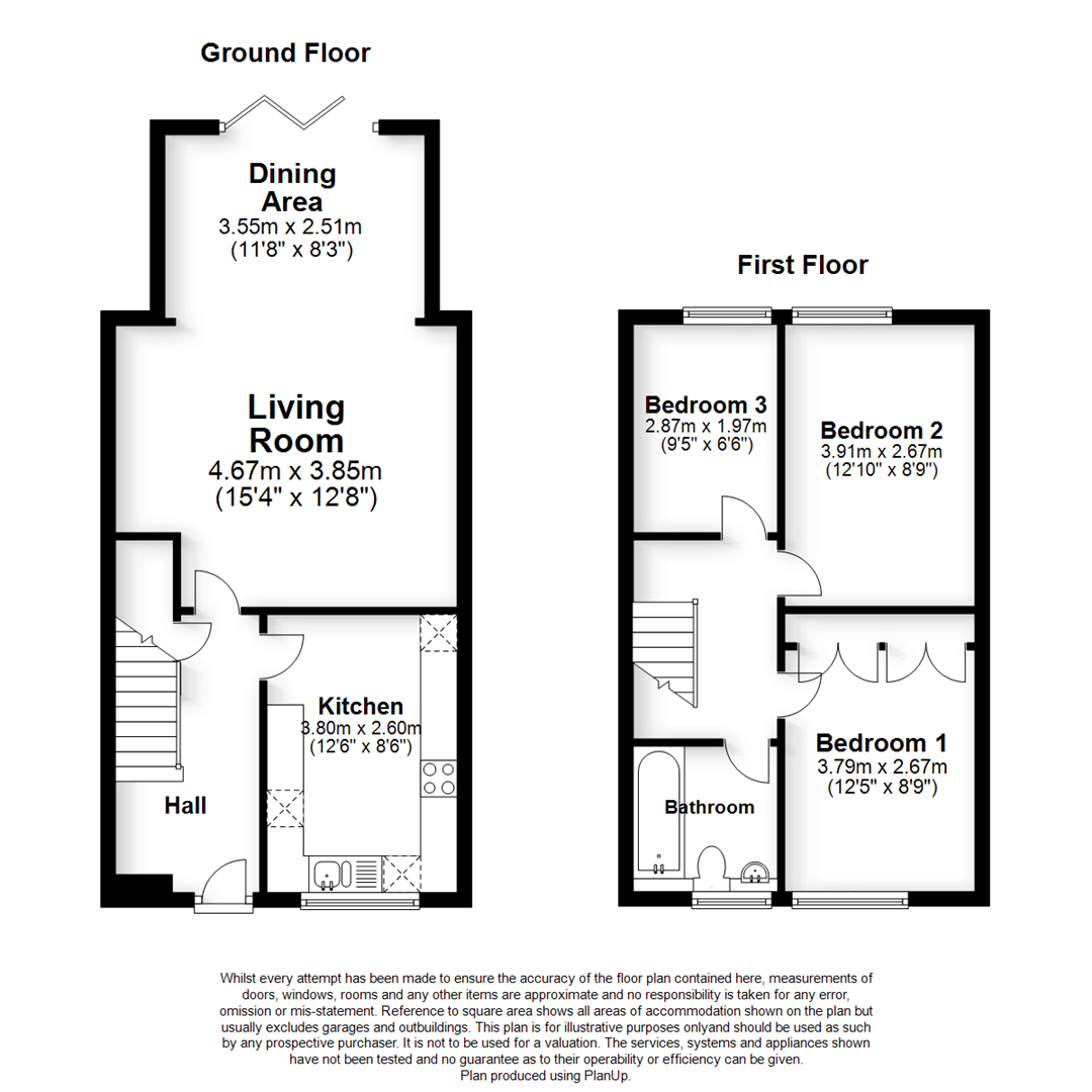 3 bed terraced house for sale in Breton, Stony Stratford
