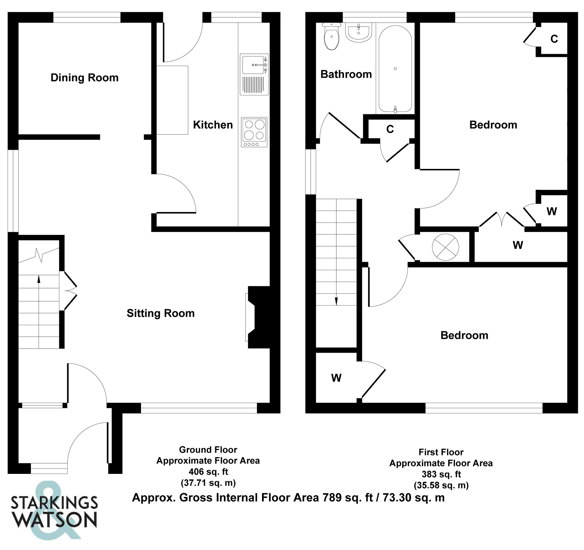 2 bed semidetached house for sale in St. Michaels Road, Long Stratton
