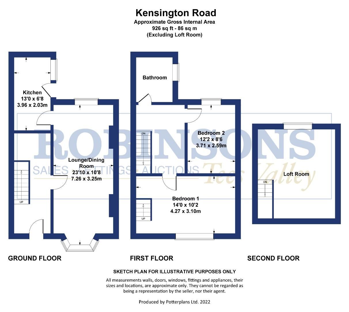 2 bed terraced house for sale in Kensington Road, StocktonOnTees TS18