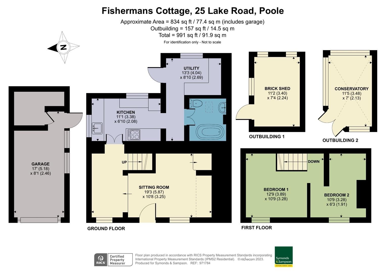 2 bed semidetached house for sale in Lake Road, Hamworthy, Poole BH15