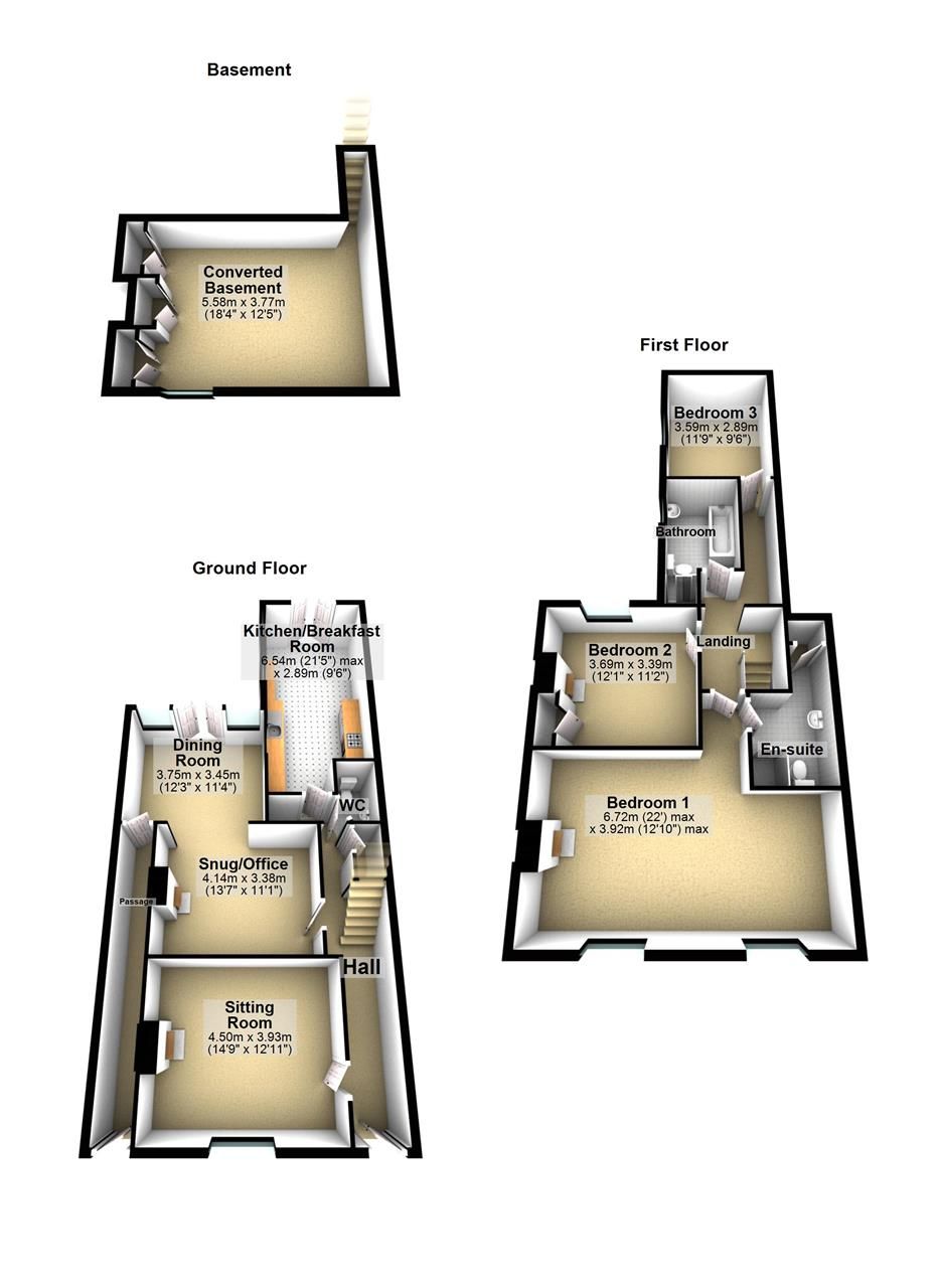 3 bed terraced house for sale in Berners Street, Ipswich, Suffolk IP1 Zoopla
