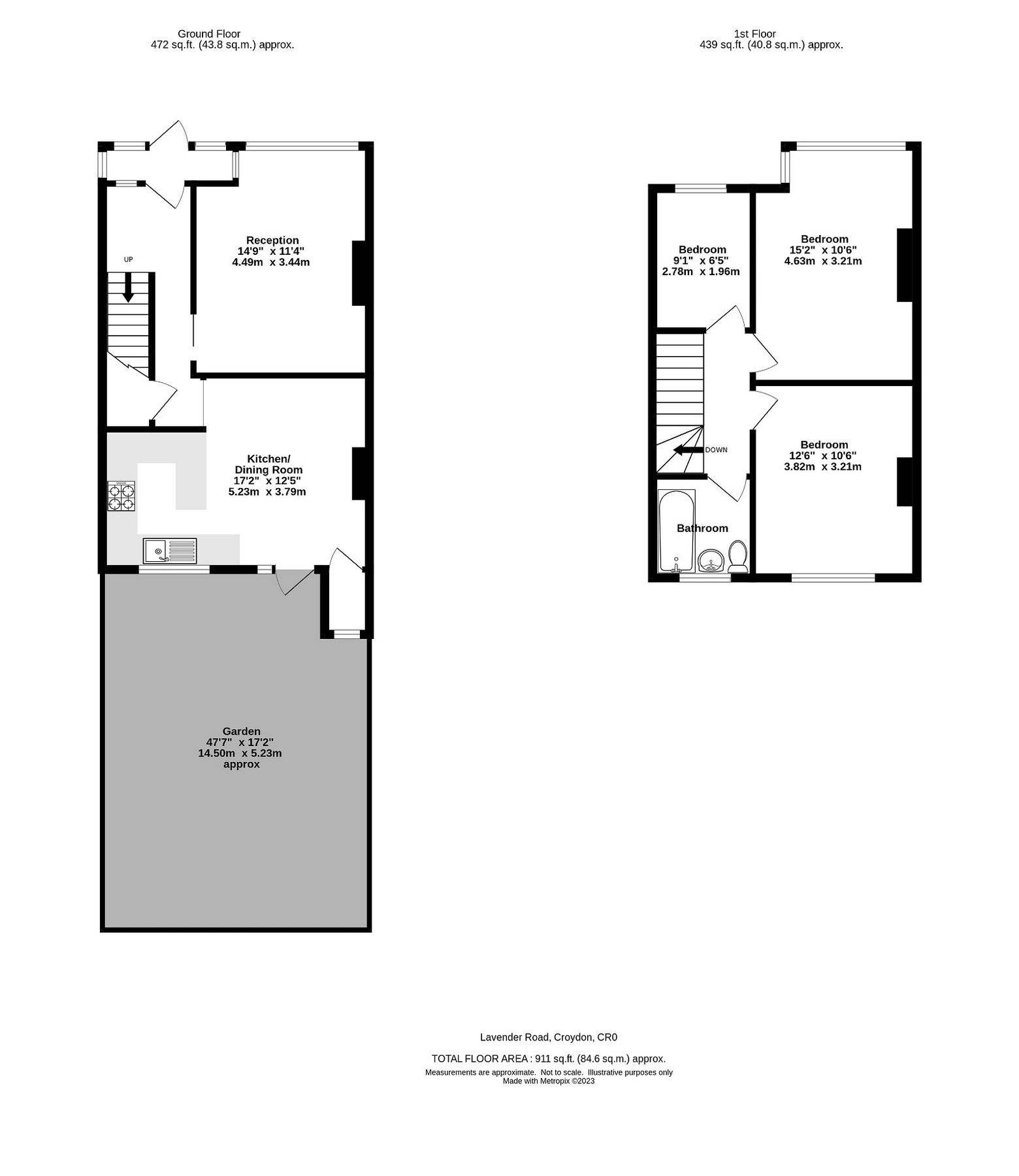 3 bed terraced house for sale in Lavender Road, Croydon CR0 Zoopla