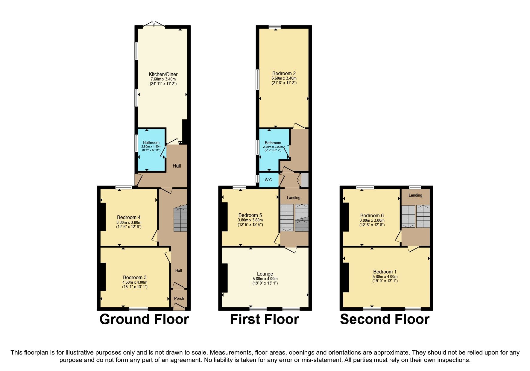 6 bed terraced house for sale in Wyndham Square, Stonehouse, Plymouth