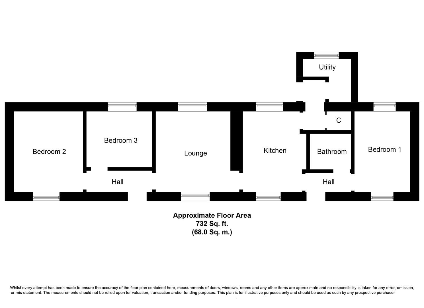 3 bed semidetached bungalow for sale in Clifton Road, Lossiemouth IV31