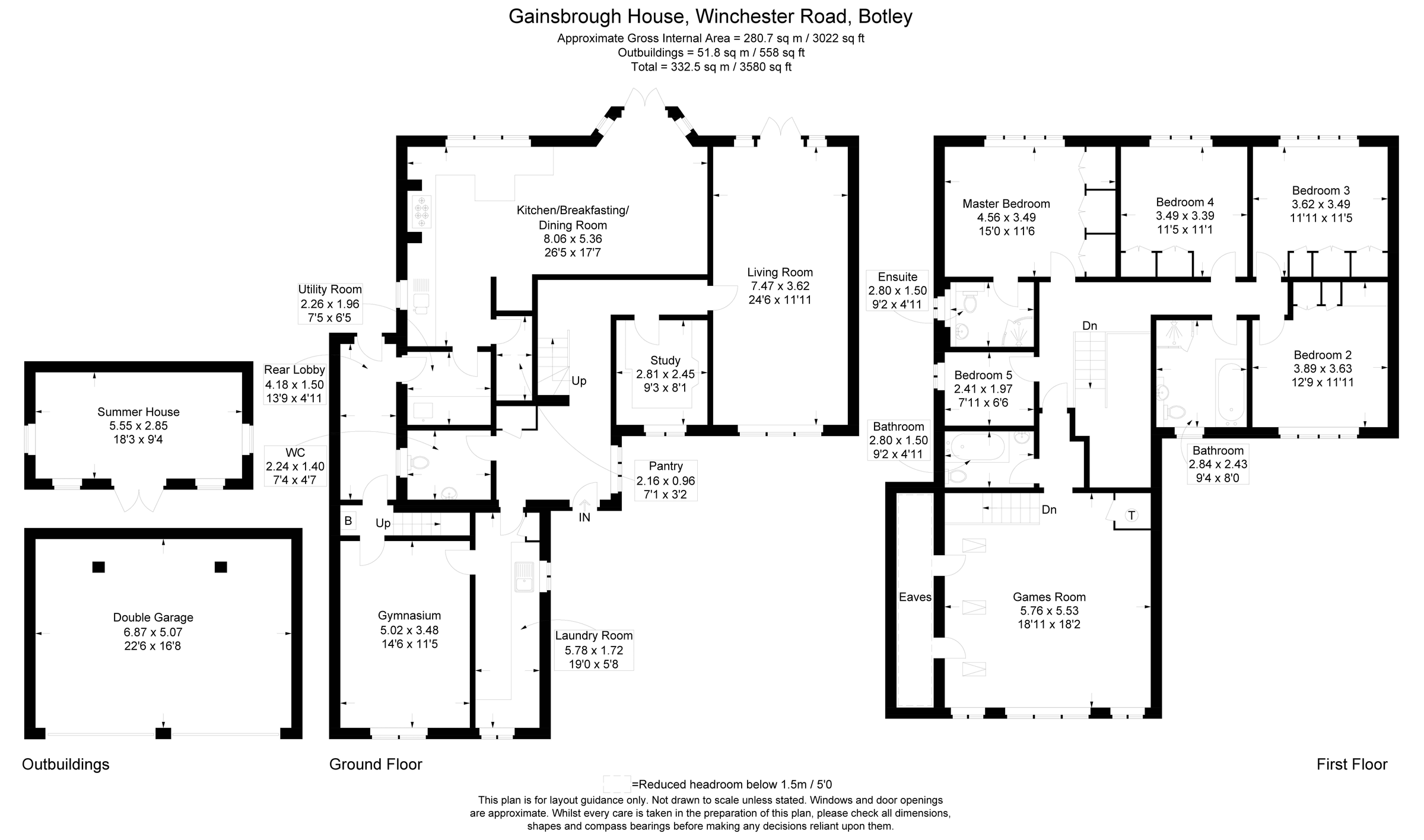 5 bed detached house for sale in Winchester Road, Botley SO32 Zoopla