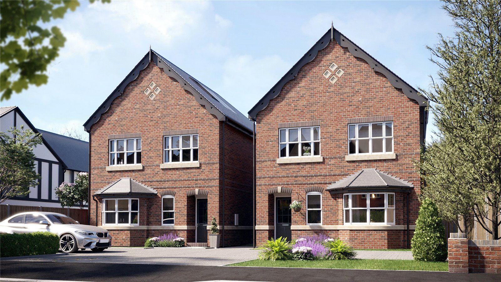 New home, 4 bed detached house for sale in Little Bushey Lane, Bushey