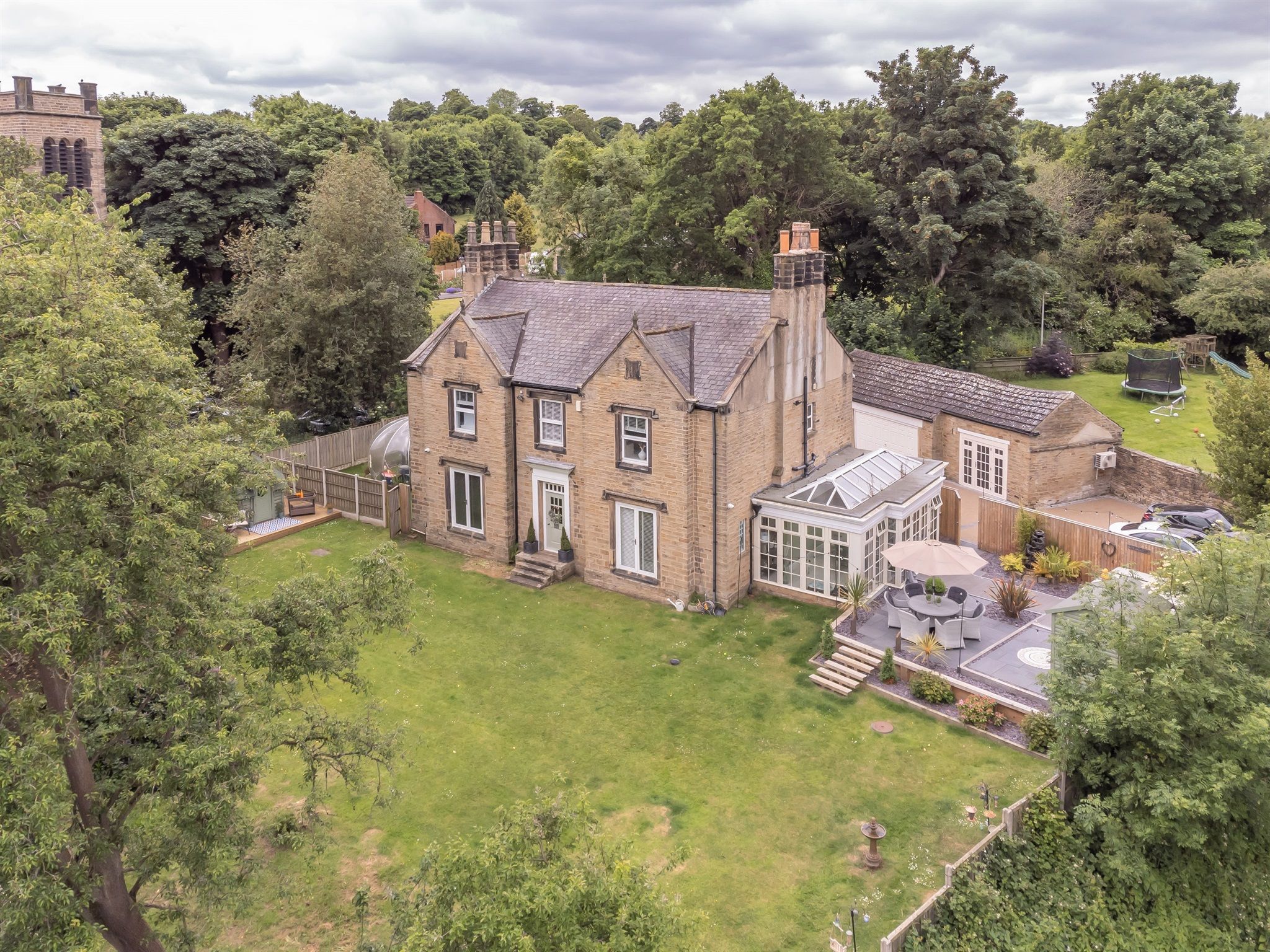 6 bed detached house for sale in Busker Lane, Scissett, Huddersfield