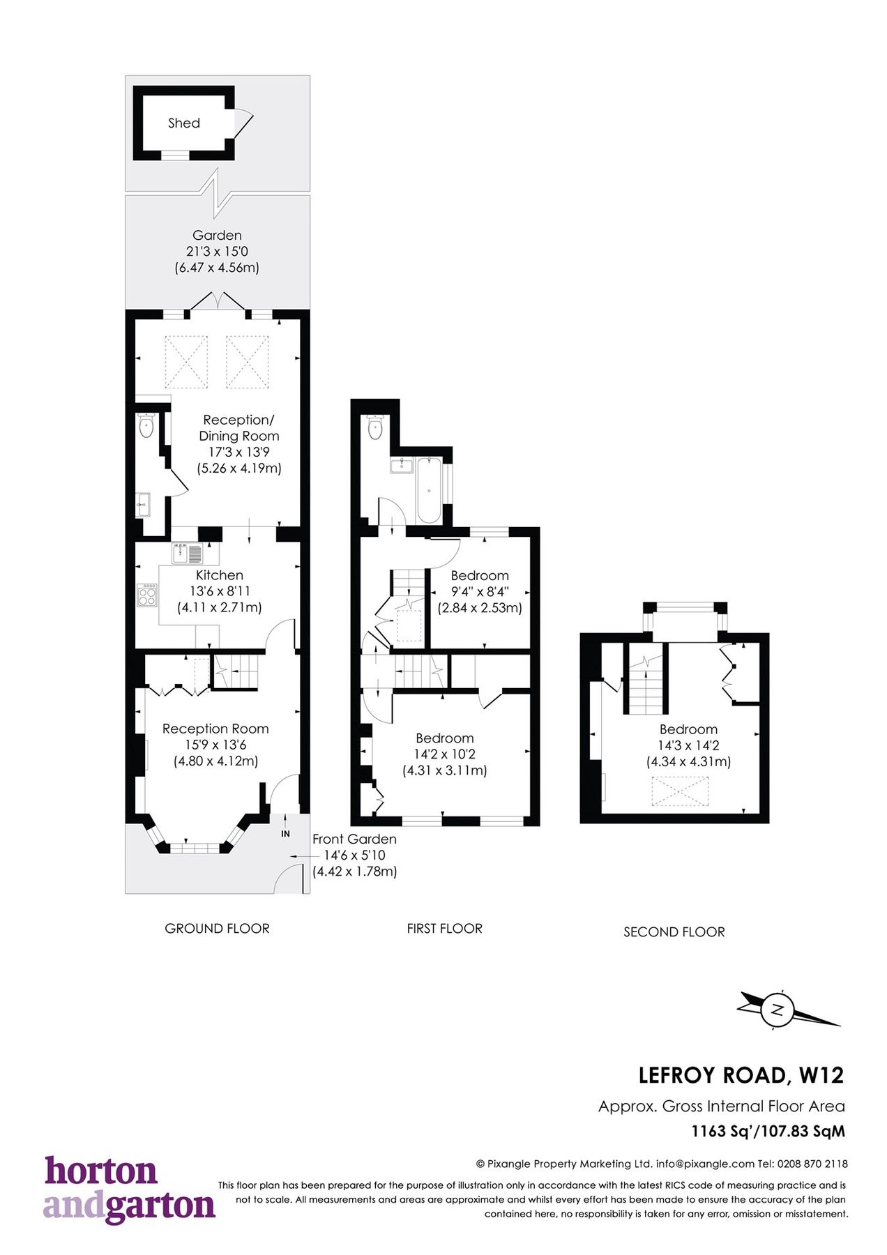 3 bed terraced house for sale in Lefroy Road, Wendell Park, Shepherd's