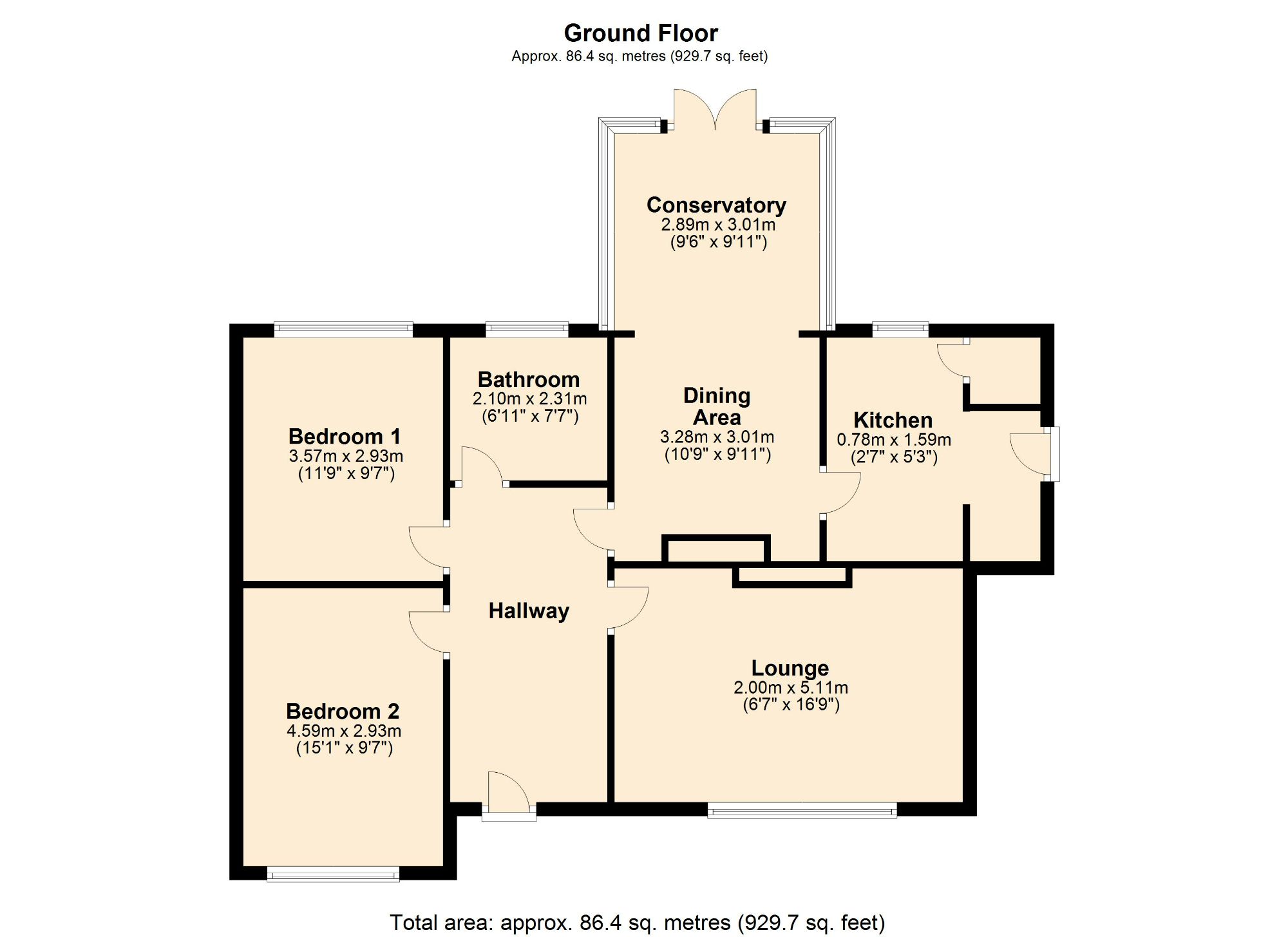 2 bed bungalow for sale in Valley Road, Kippax, Leeds LS25 Zoopla
