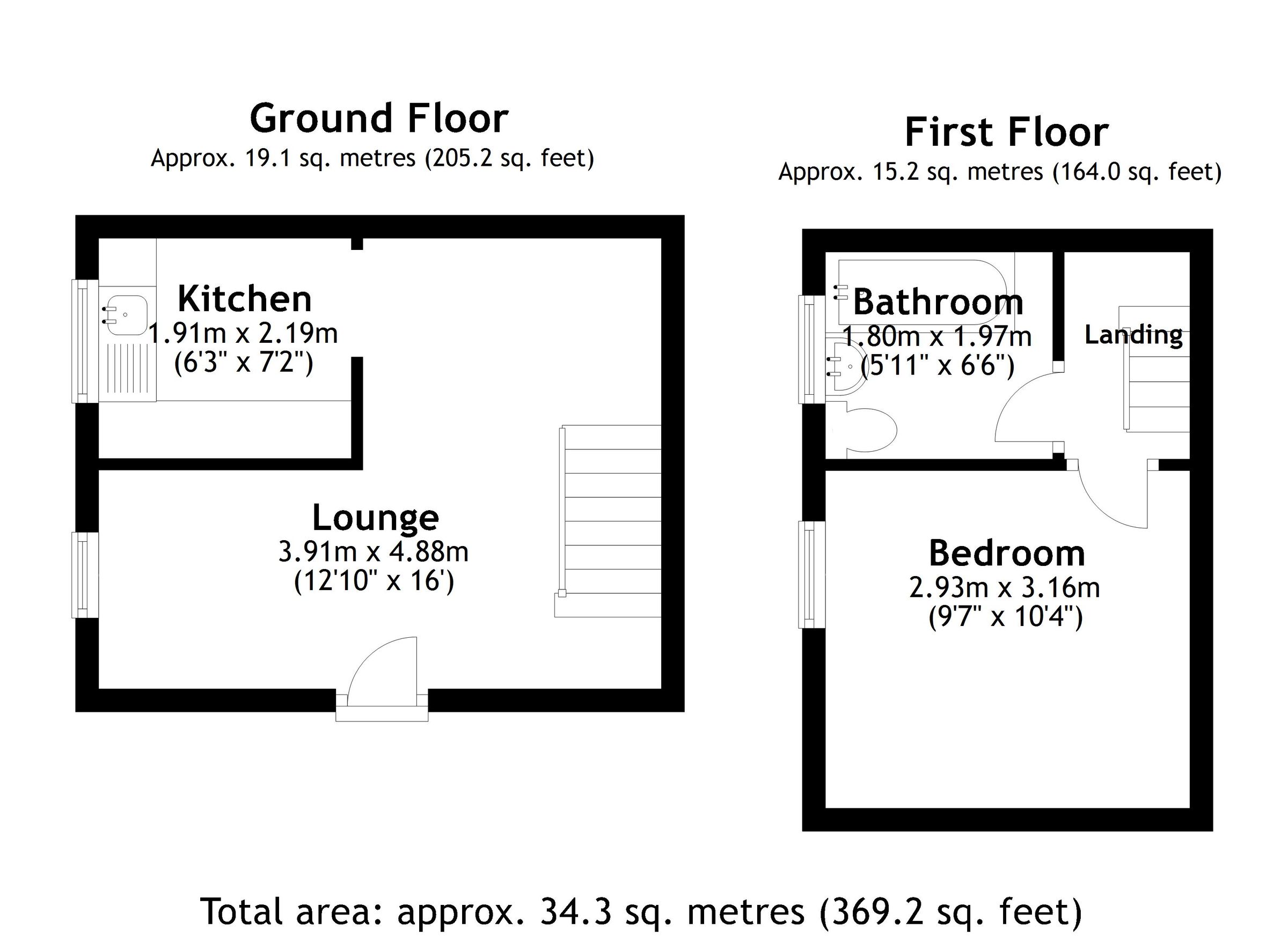 1 bed semidetached house for sale in Hurrell Down, Boreham, Chelmsford