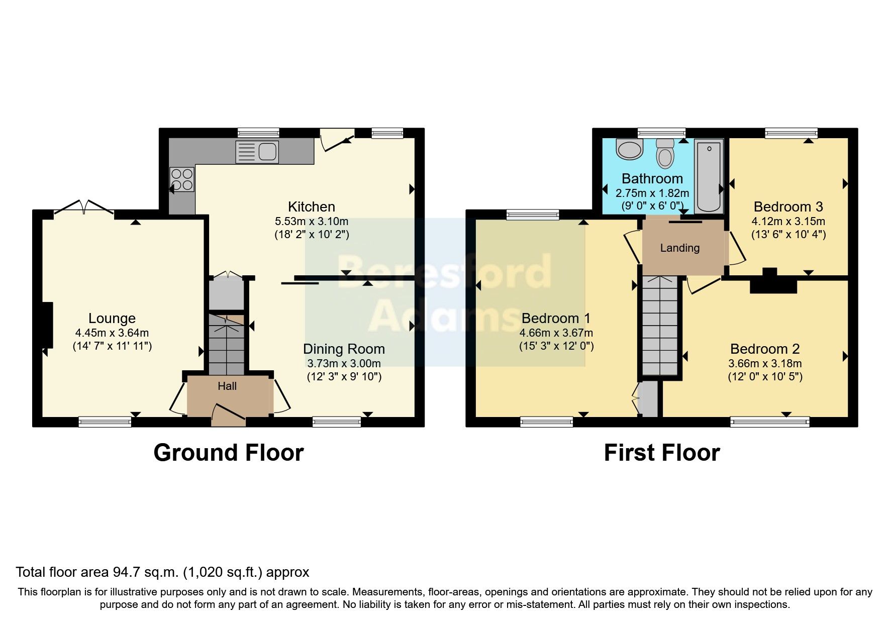 3 bed terraced house for sale in St. Davids Avenue, Llandudno Junction